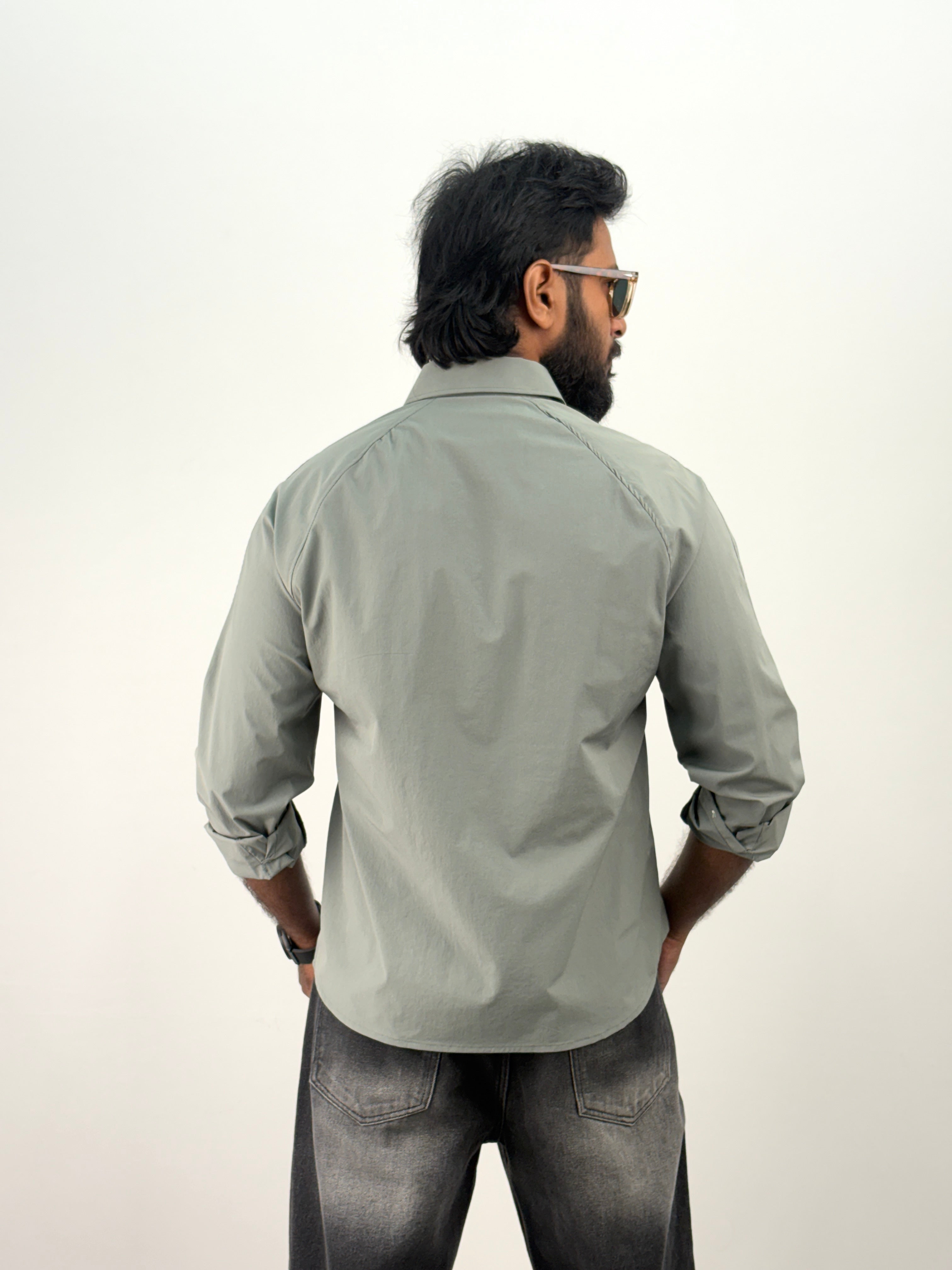 Green Oversized Shirt
