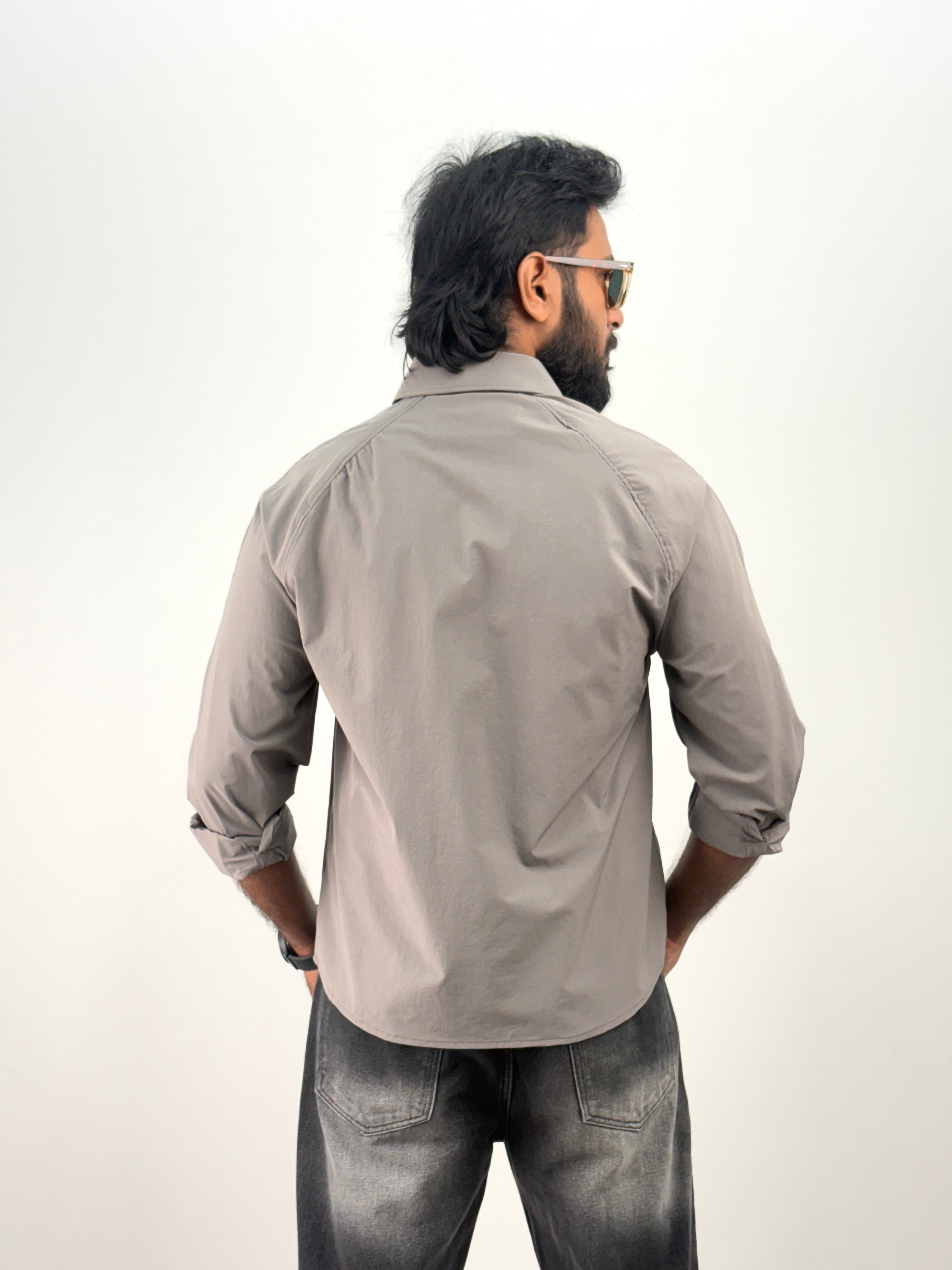 Gery Oversized Shirt