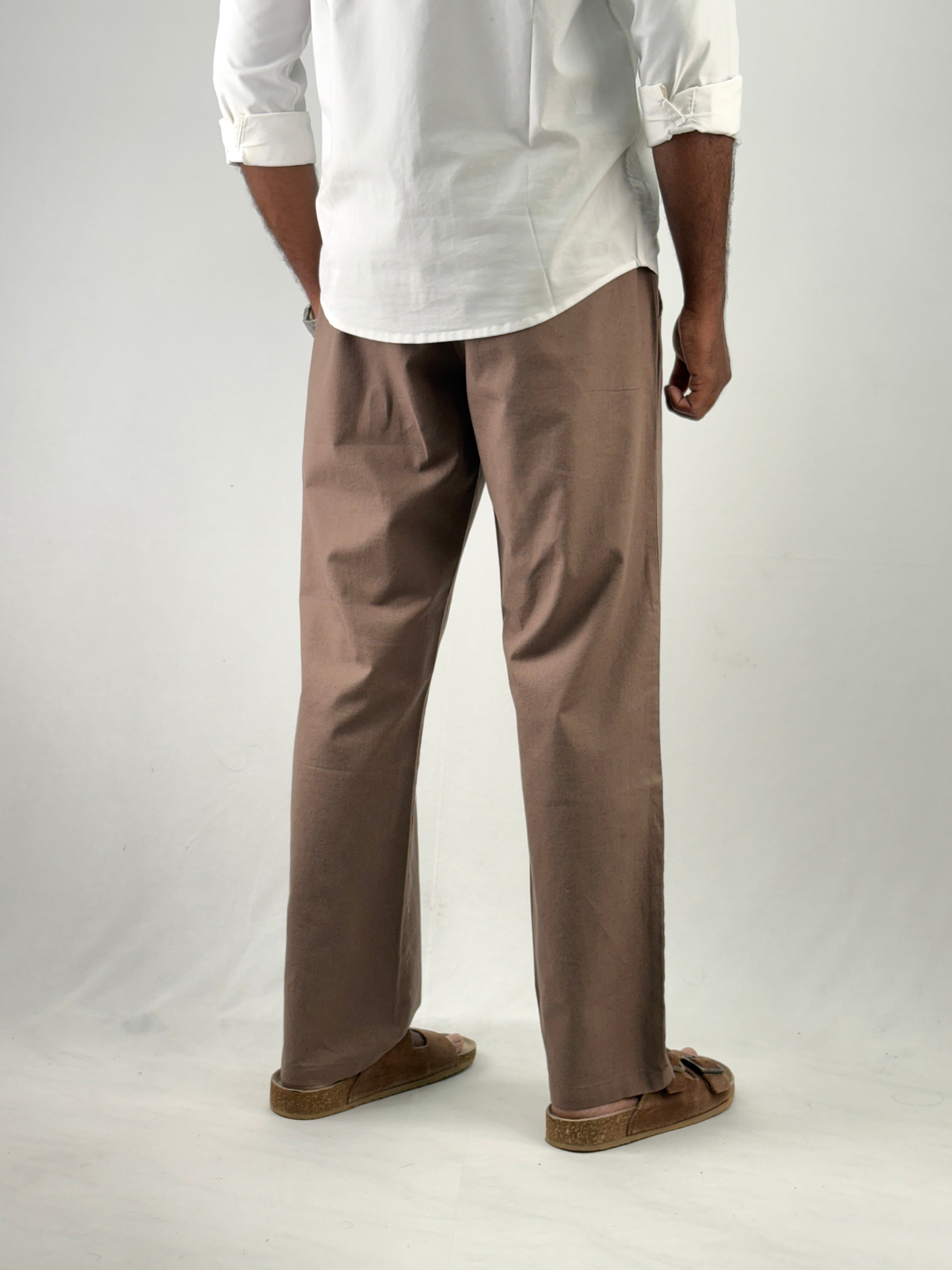 Wood Relaxed Fit Linen Pant 3