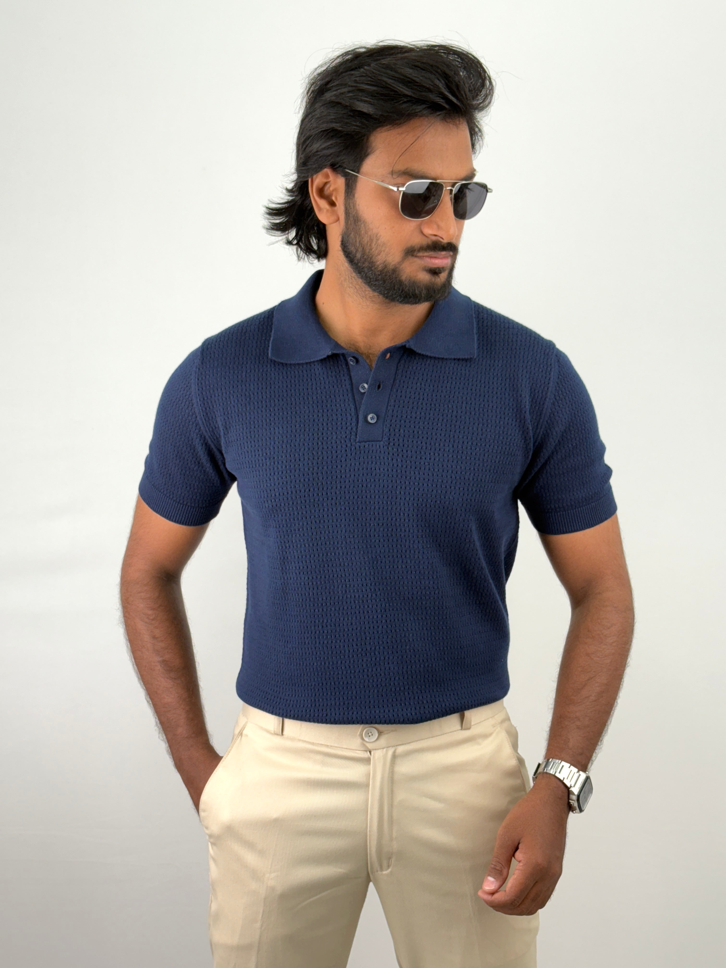 Navy Polo T-Shirts