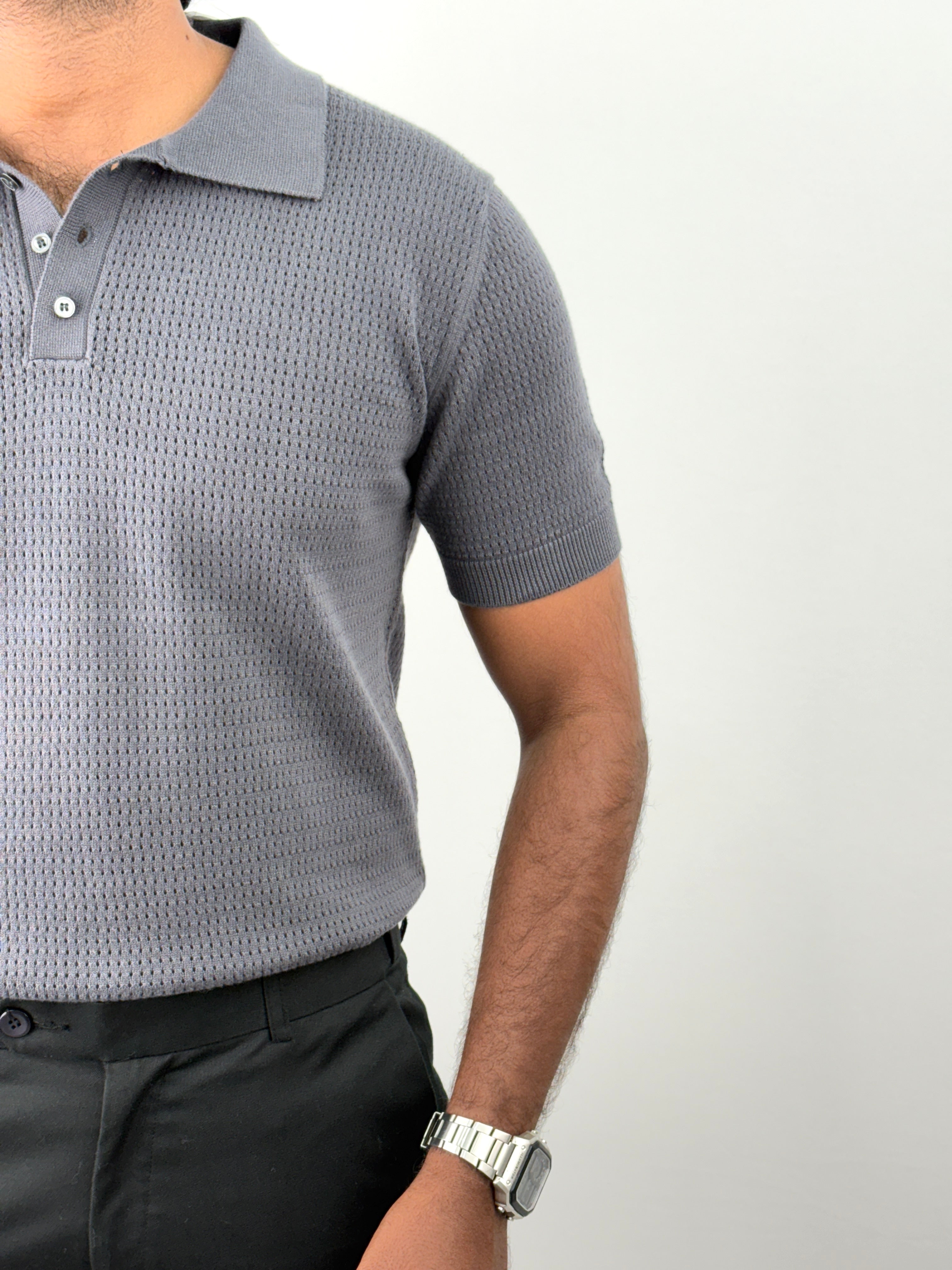 Dark Grey Polo T-Shirts