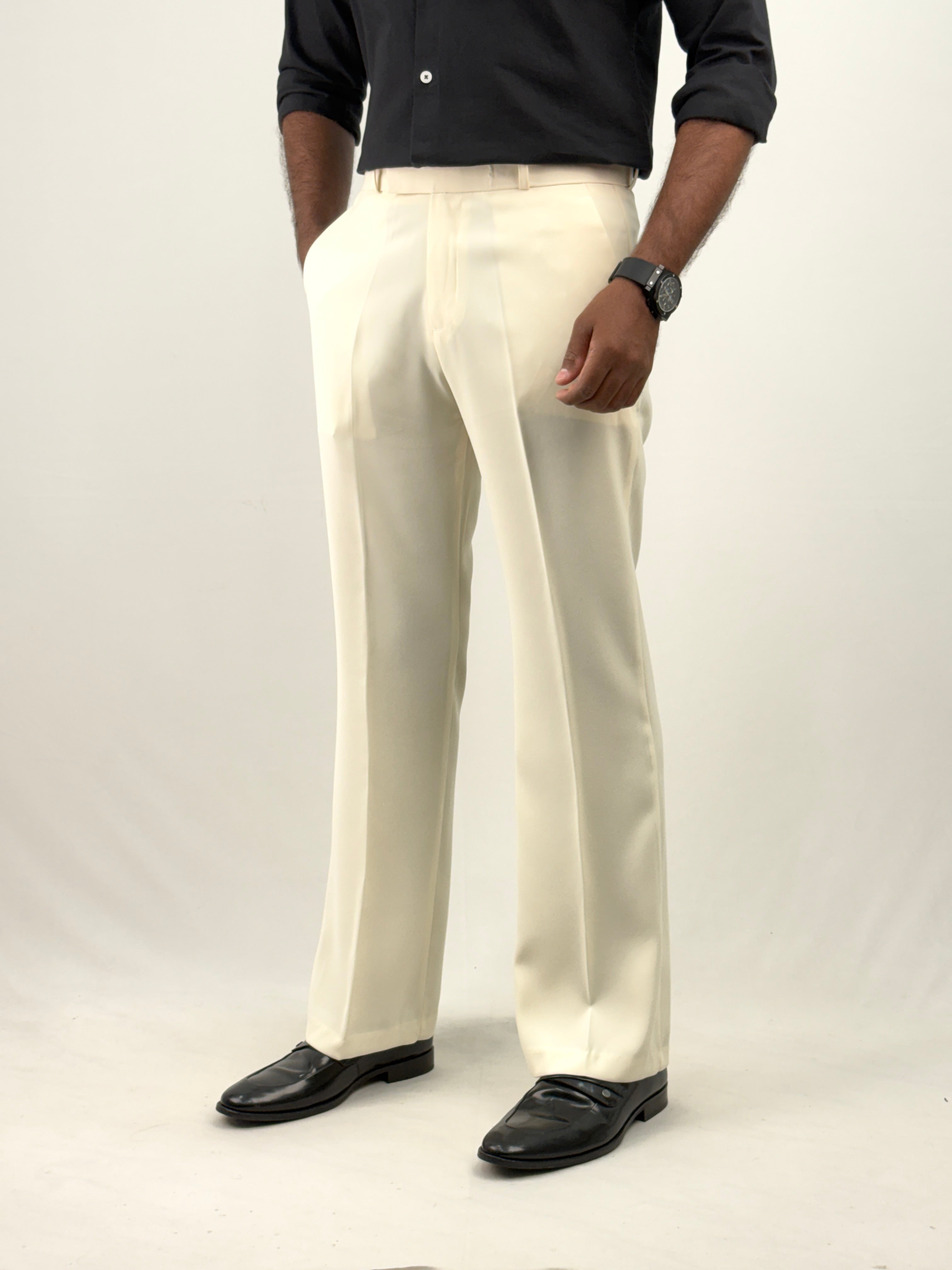 Cream IMP Bootcut Pant