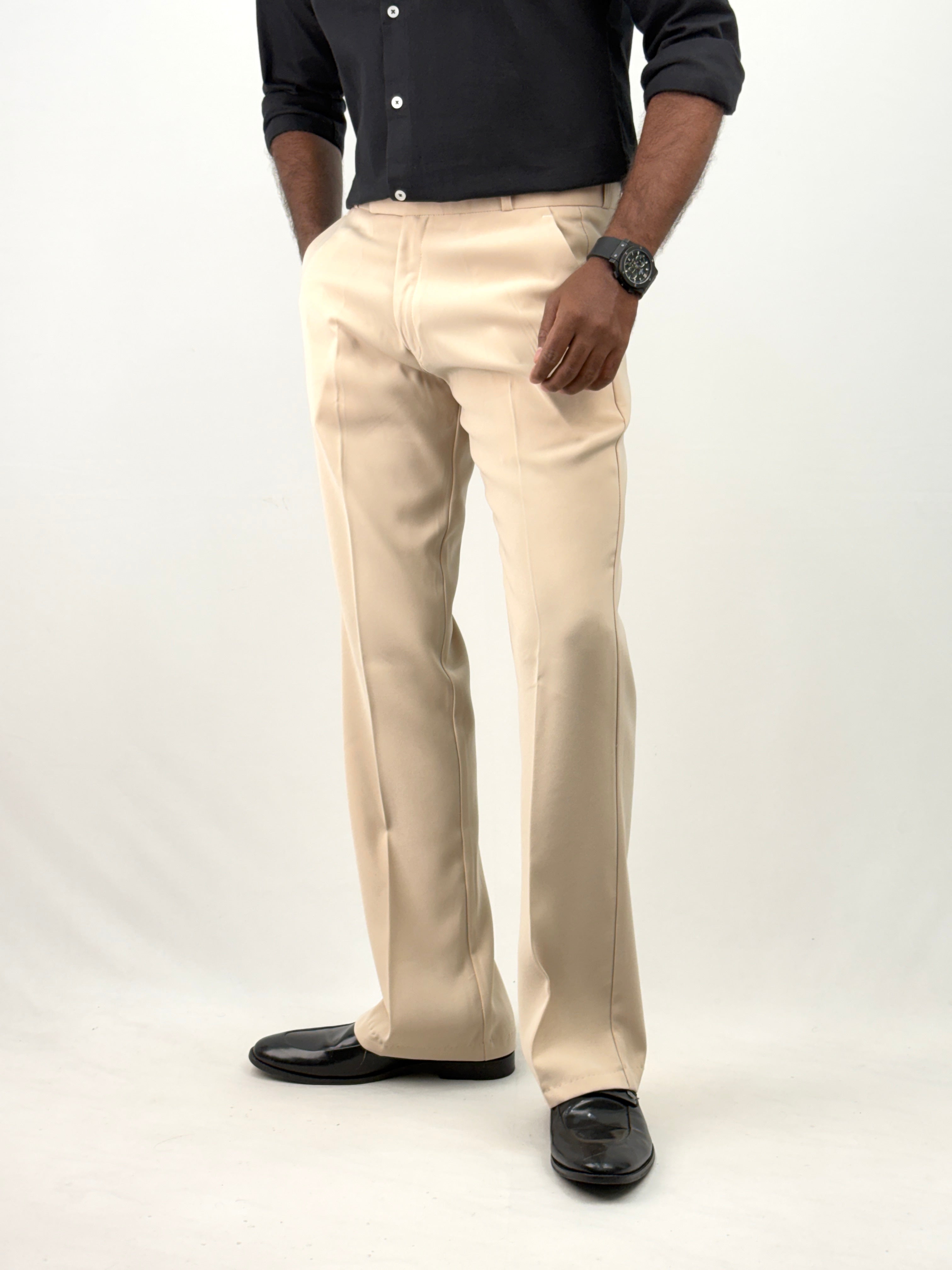 Beige IMP Bootcut Pant
