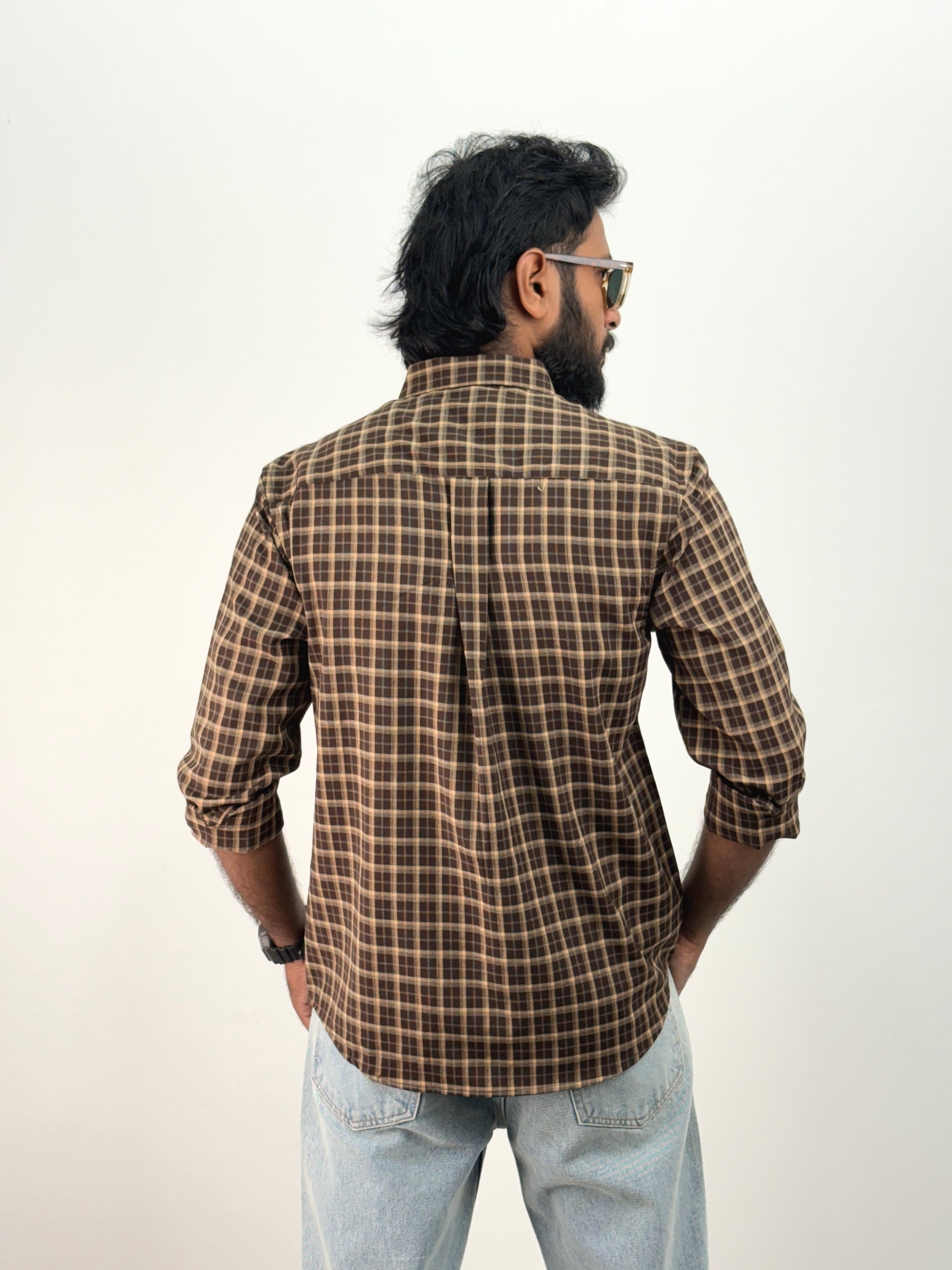 Brown Flannel Shirt