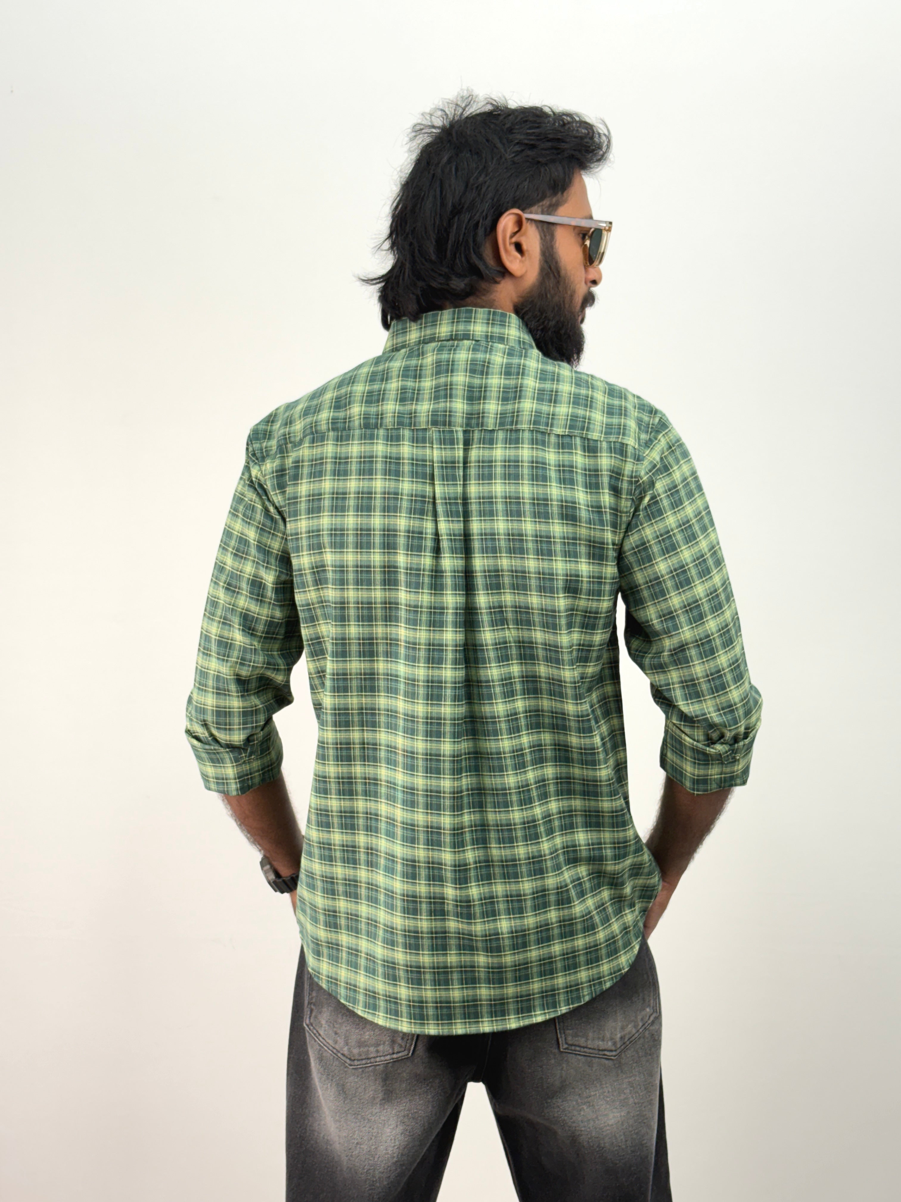 Green Flannel Shirt