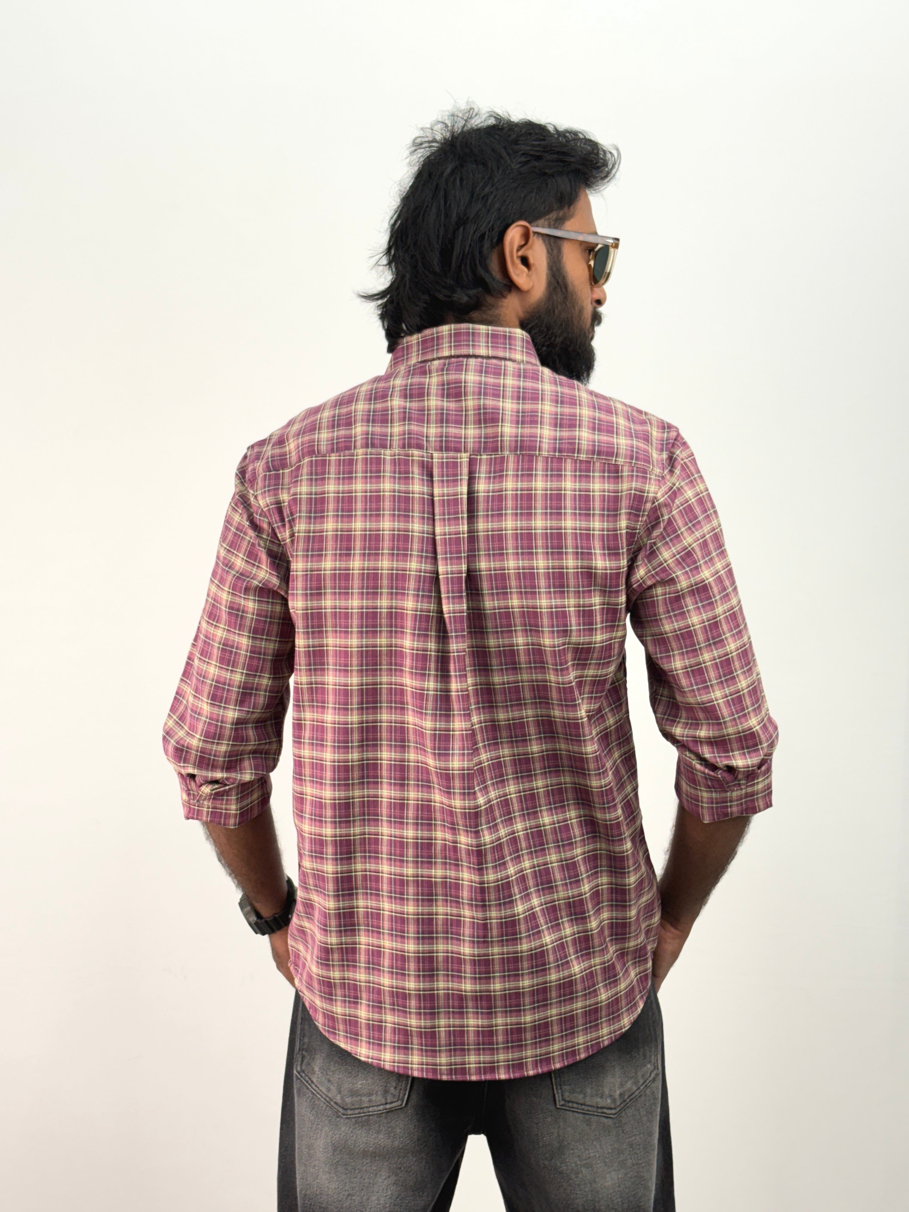 Lavender Flannel Shirt