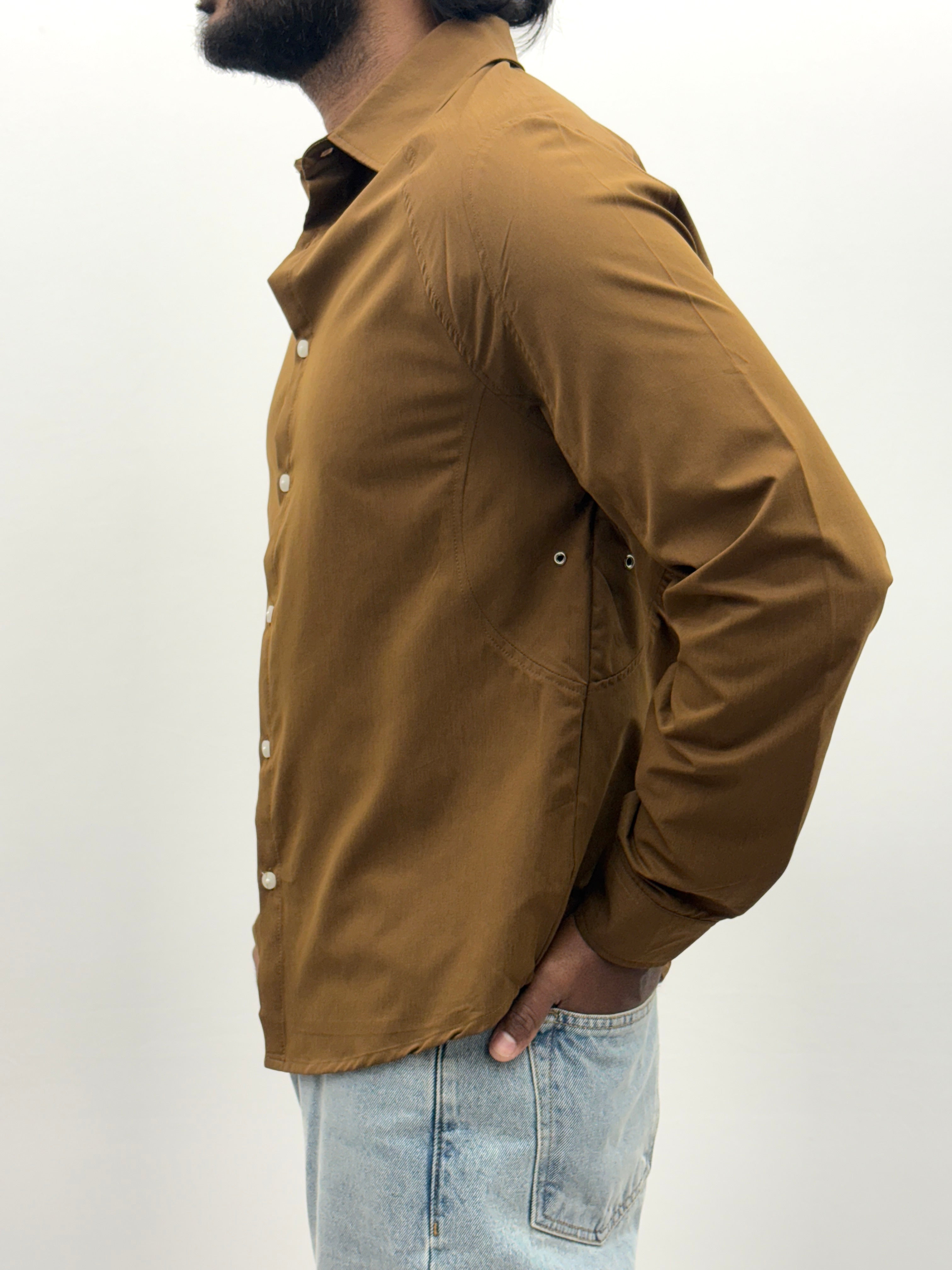 Brown Oversized Shirt