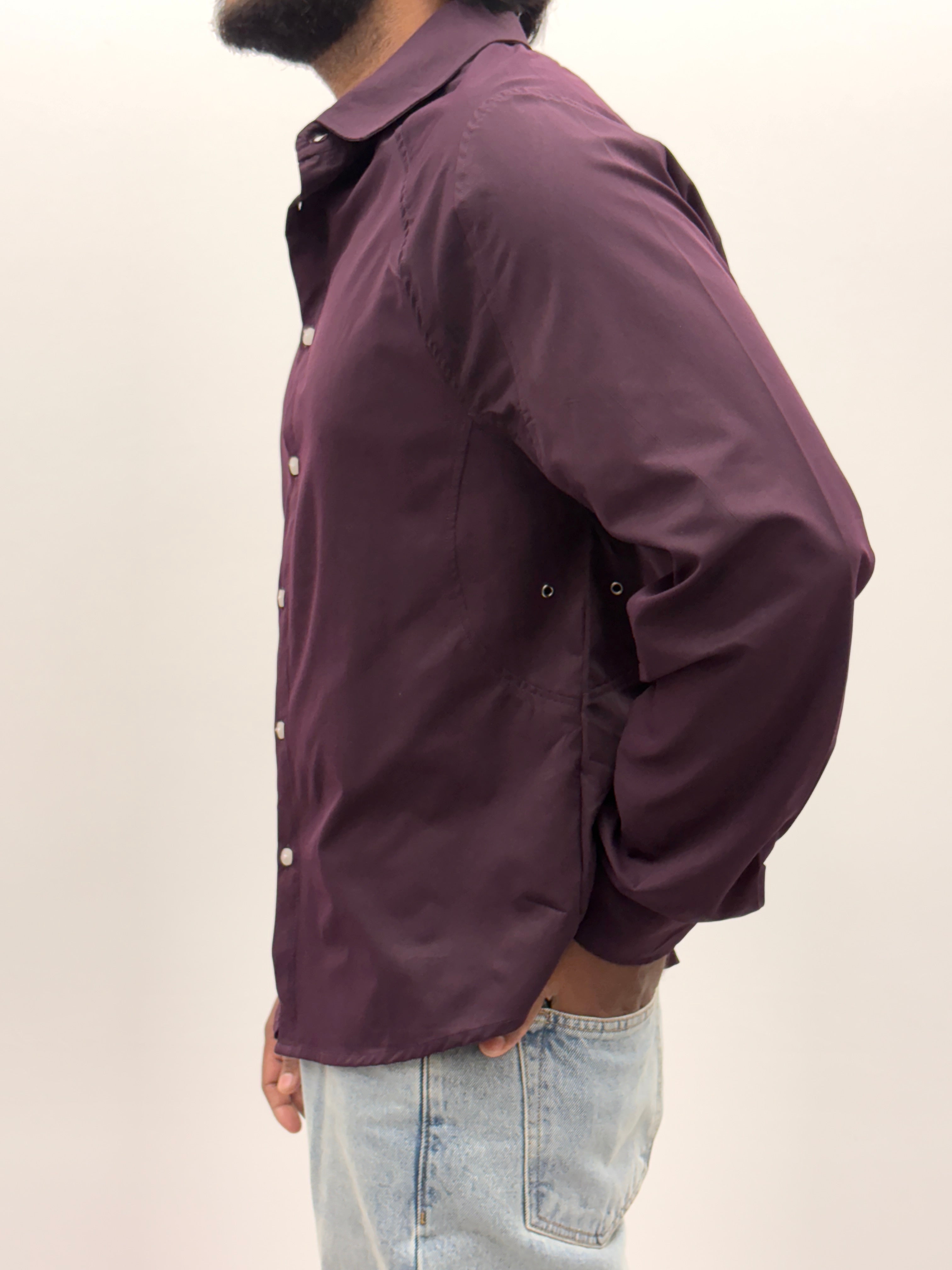 Wine Oversized Shirt