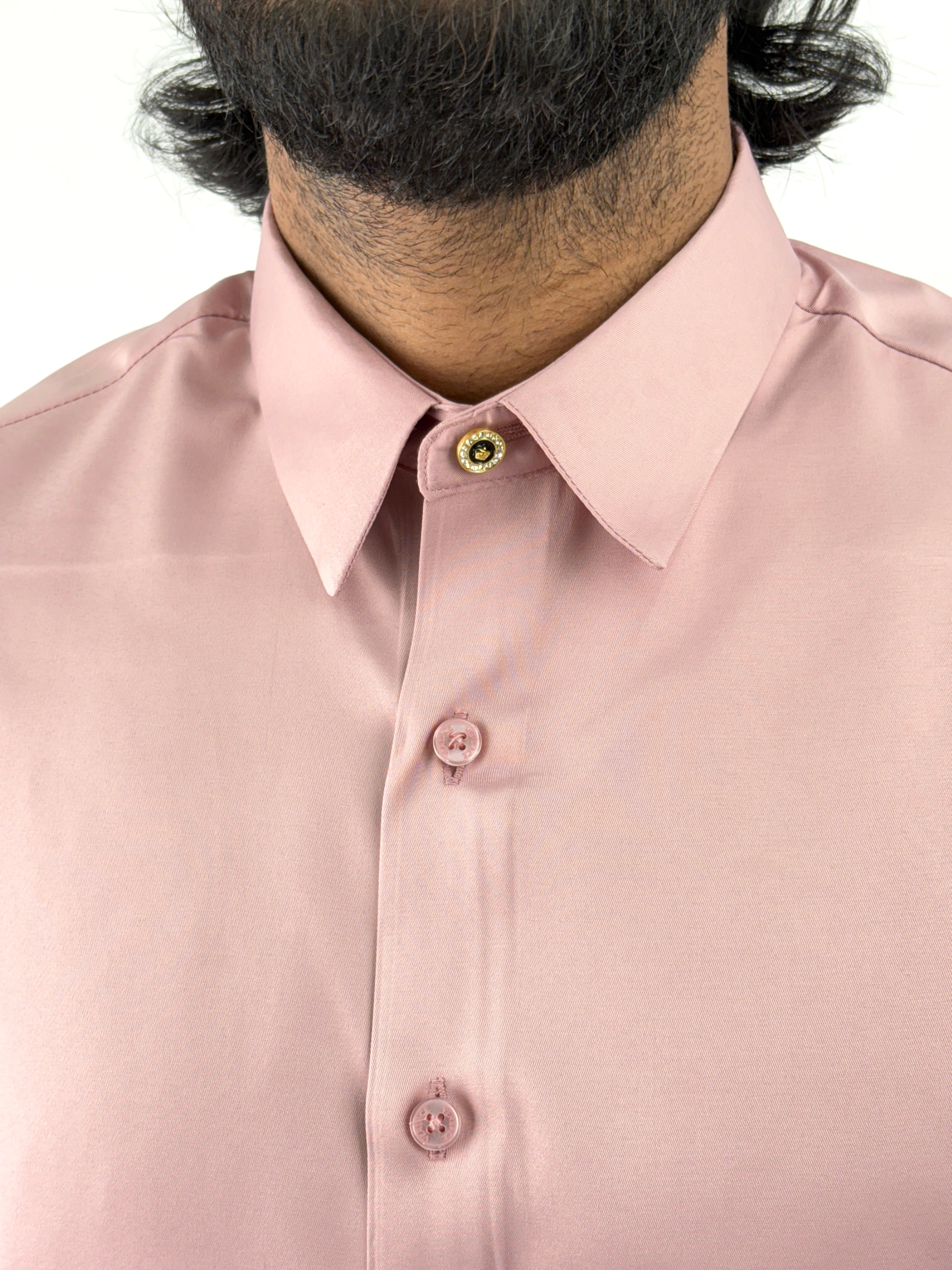 Onion Pink Sateen Shirt