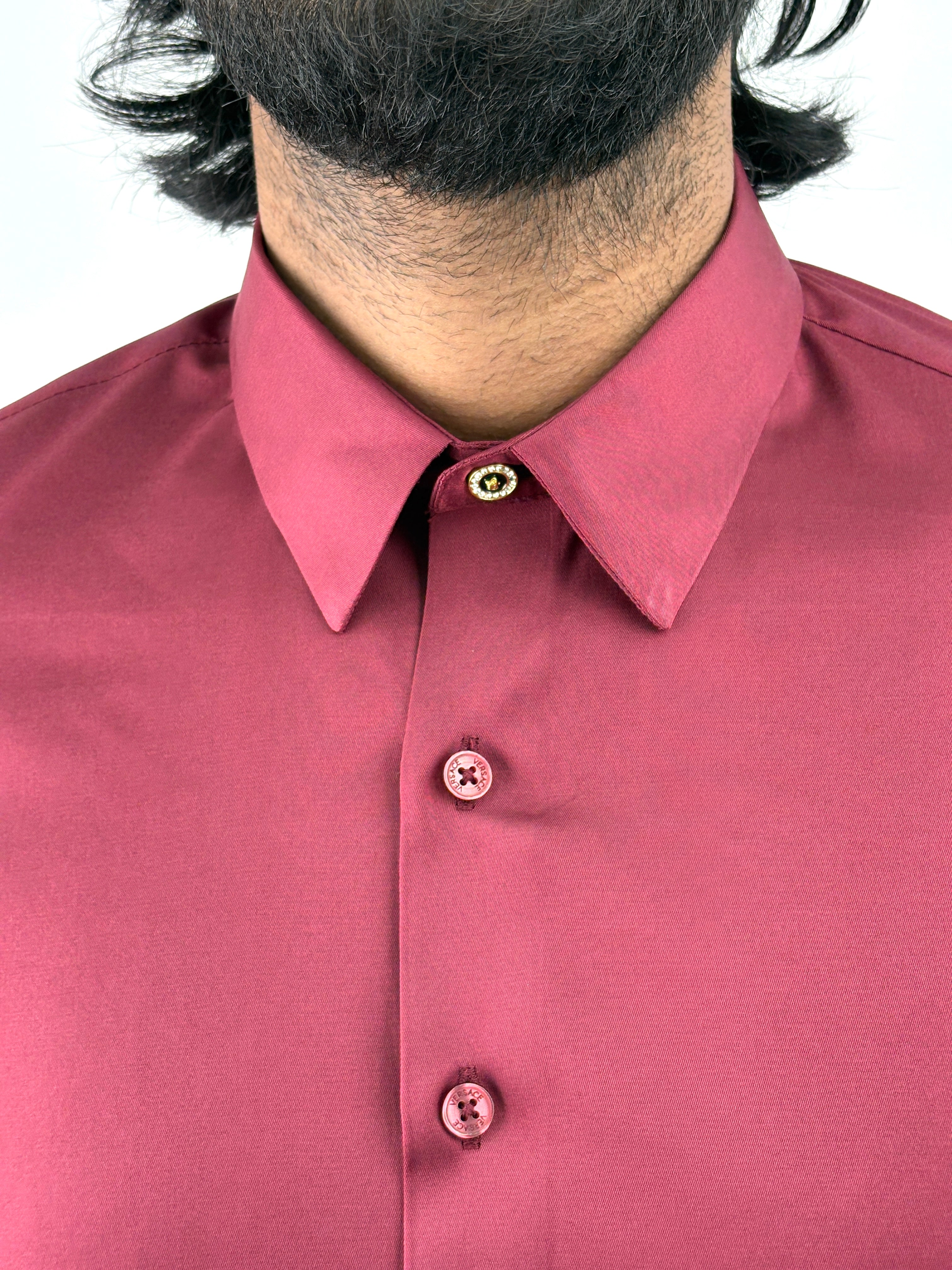 Red Sateen Shirt