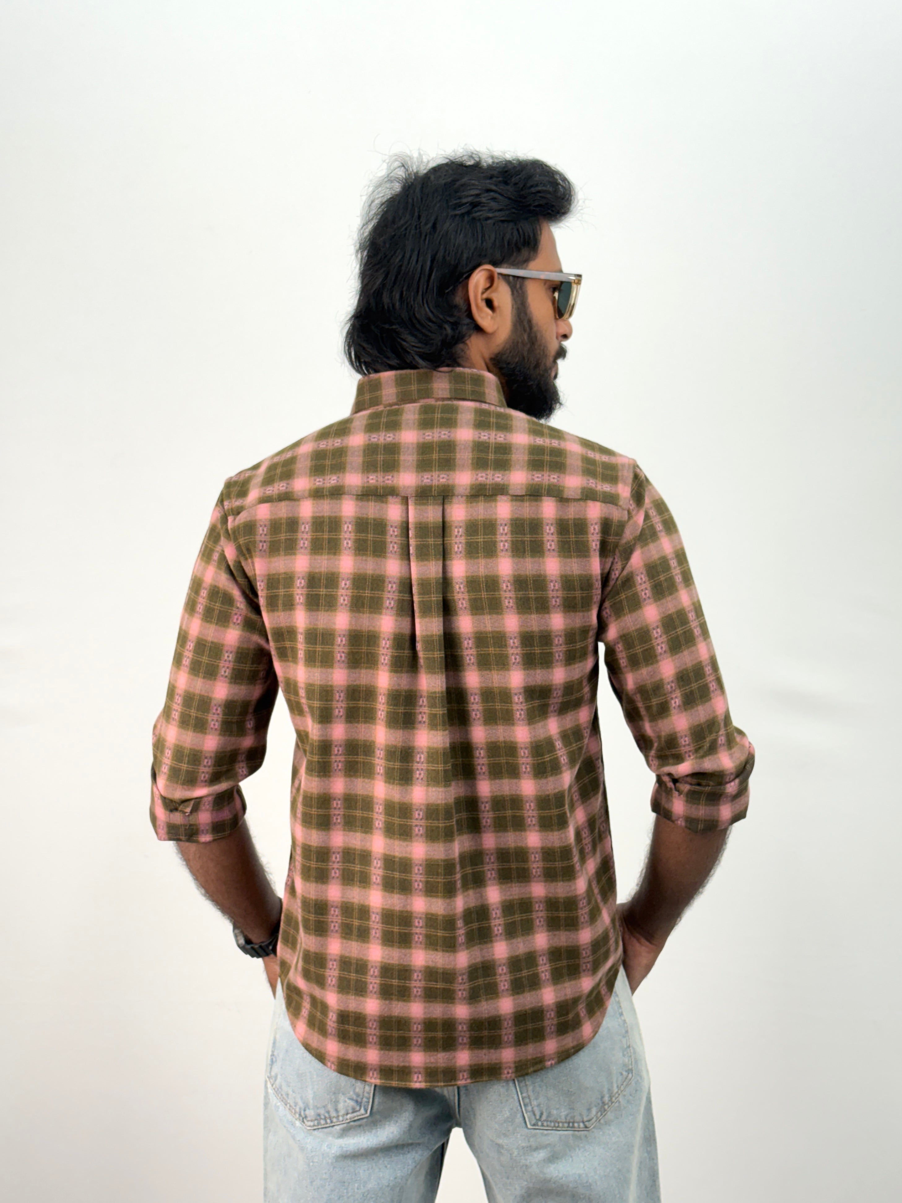 Olive Flannel Shirt