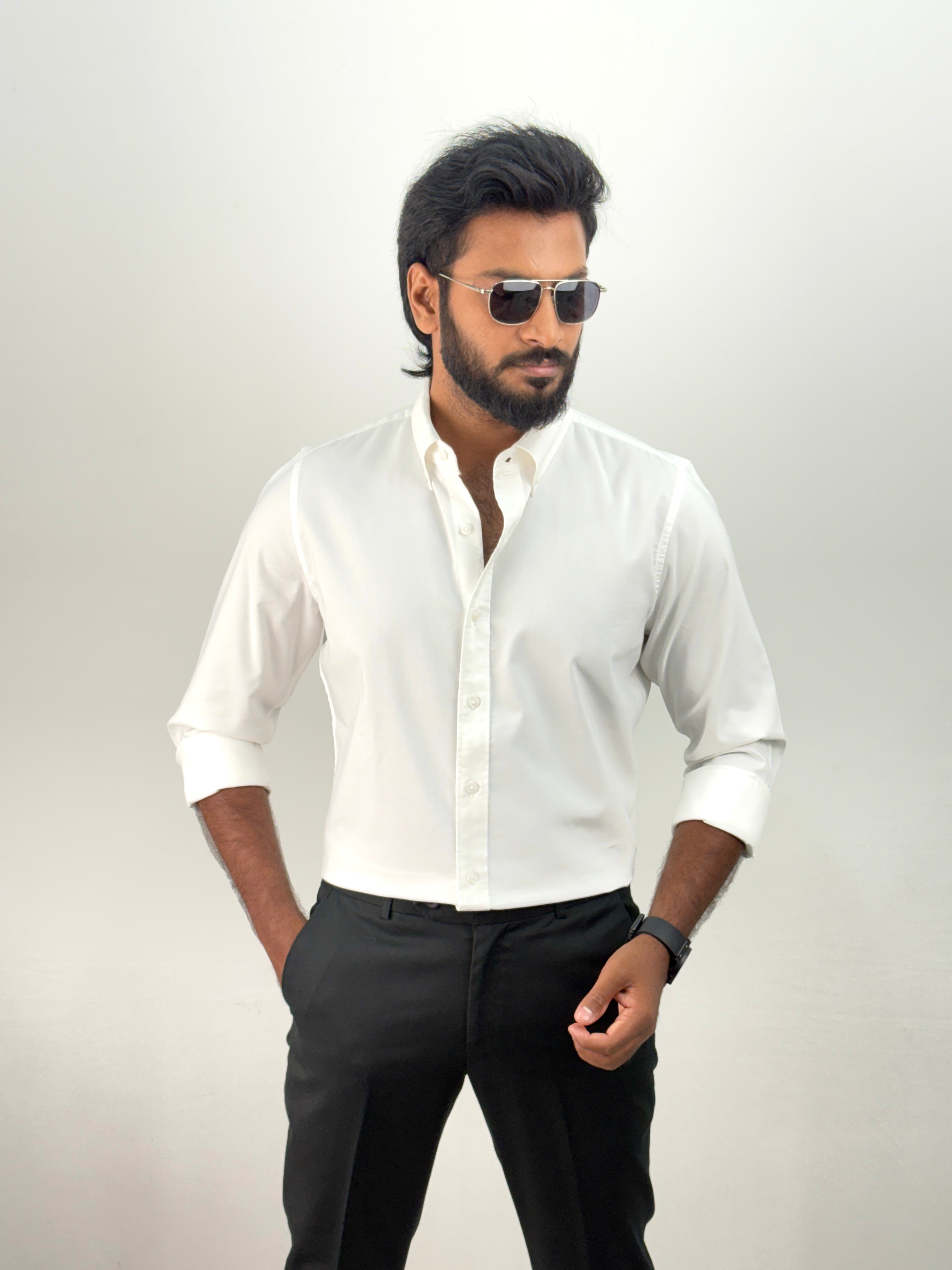 White Plain Oxford Shirt