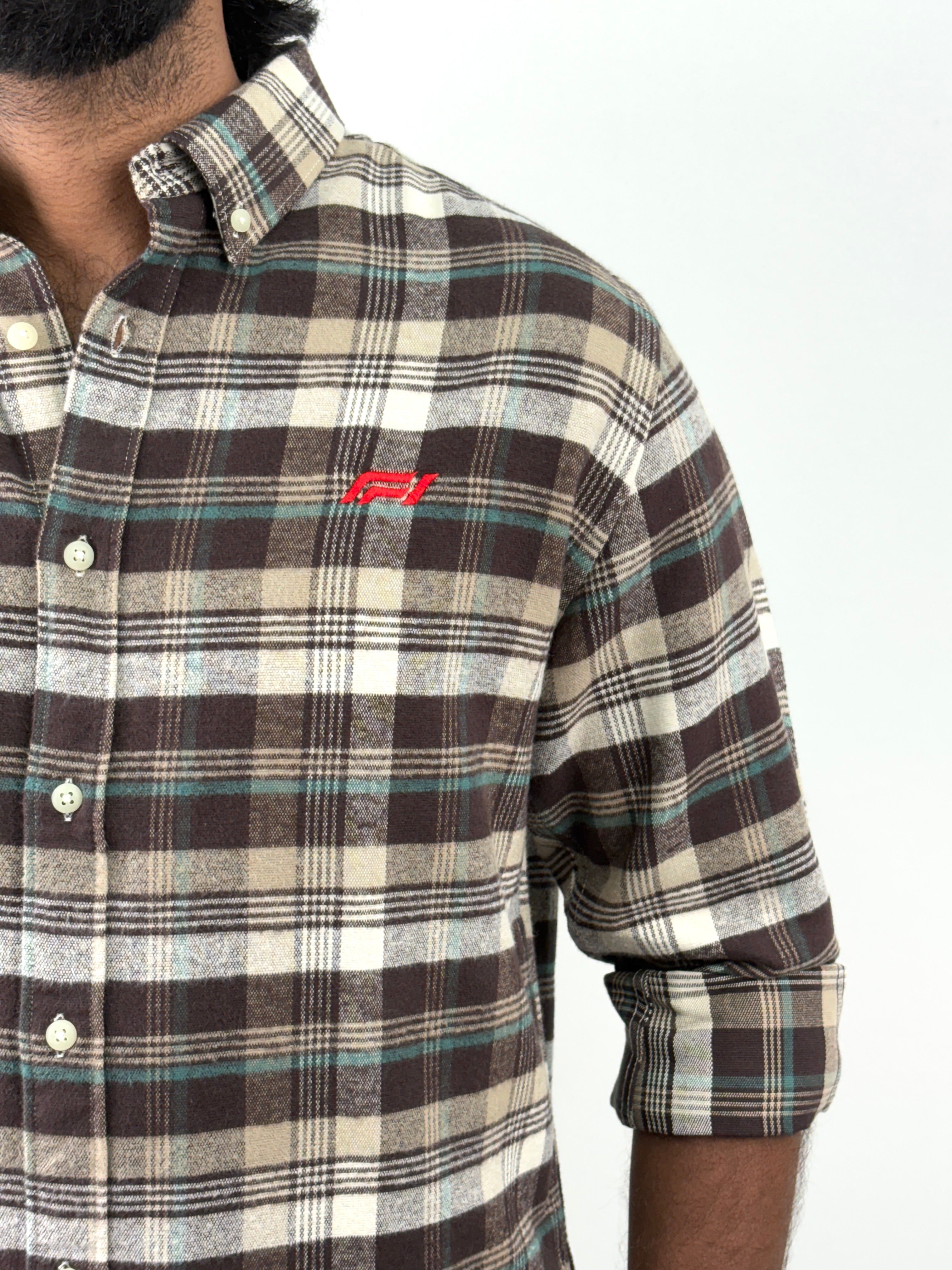 Coffee Brown Flannel Shirts
