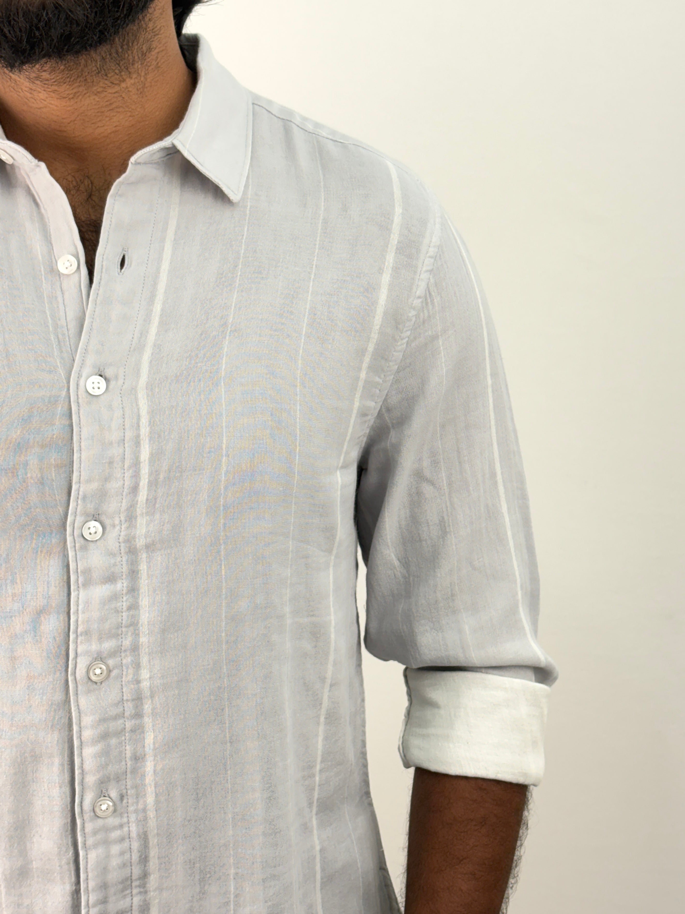 Grey Stripe Shirt