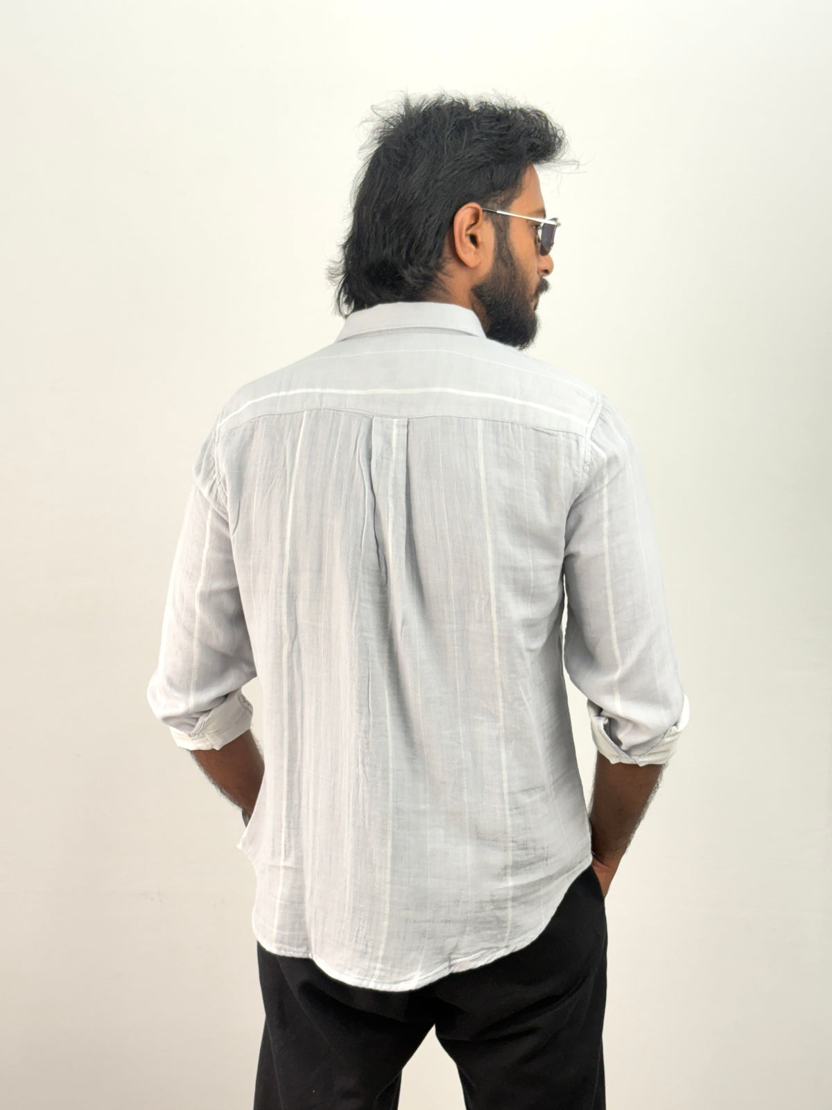 Grey Stripe Shirt