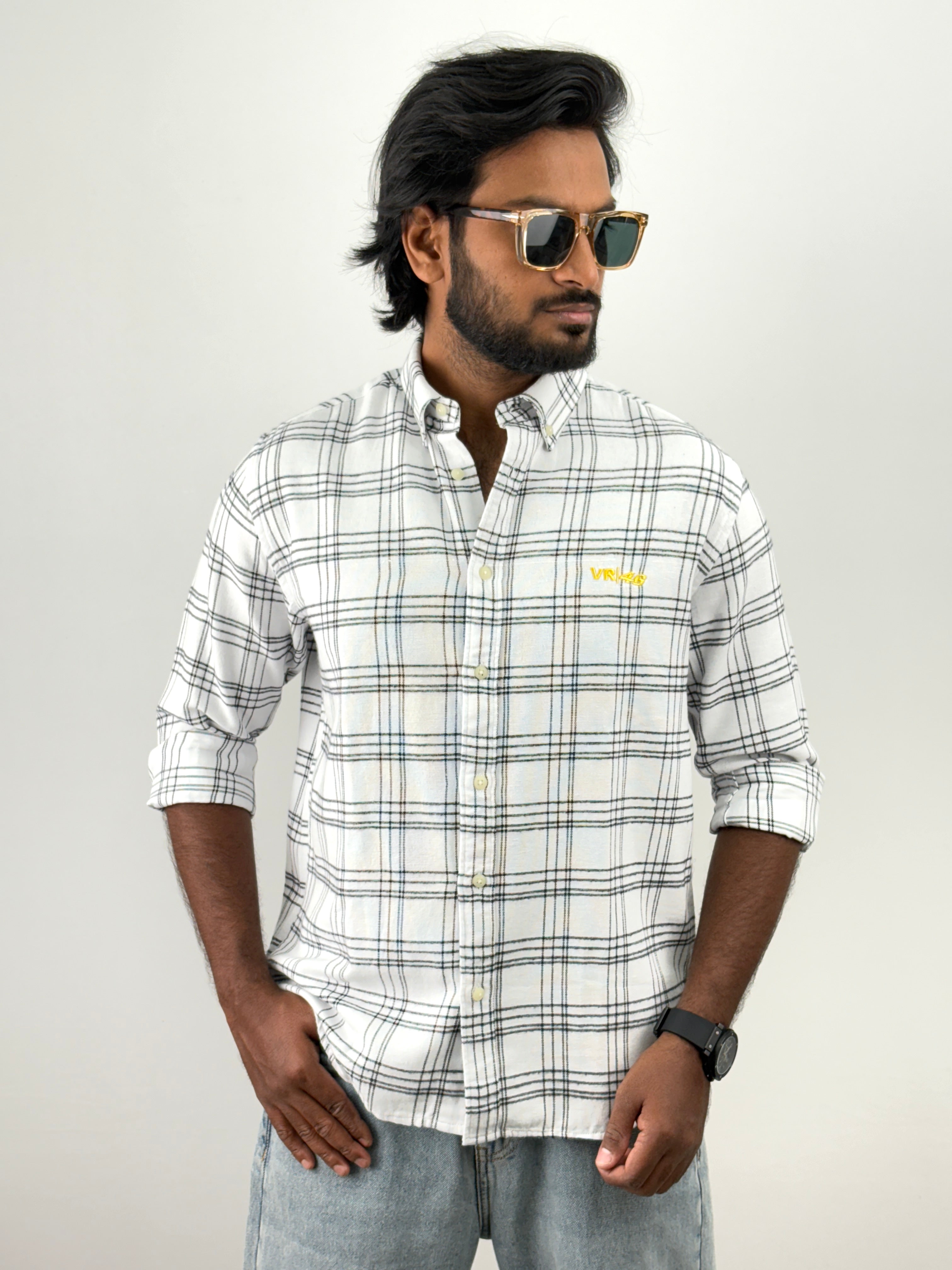 White Flannel Shirts
