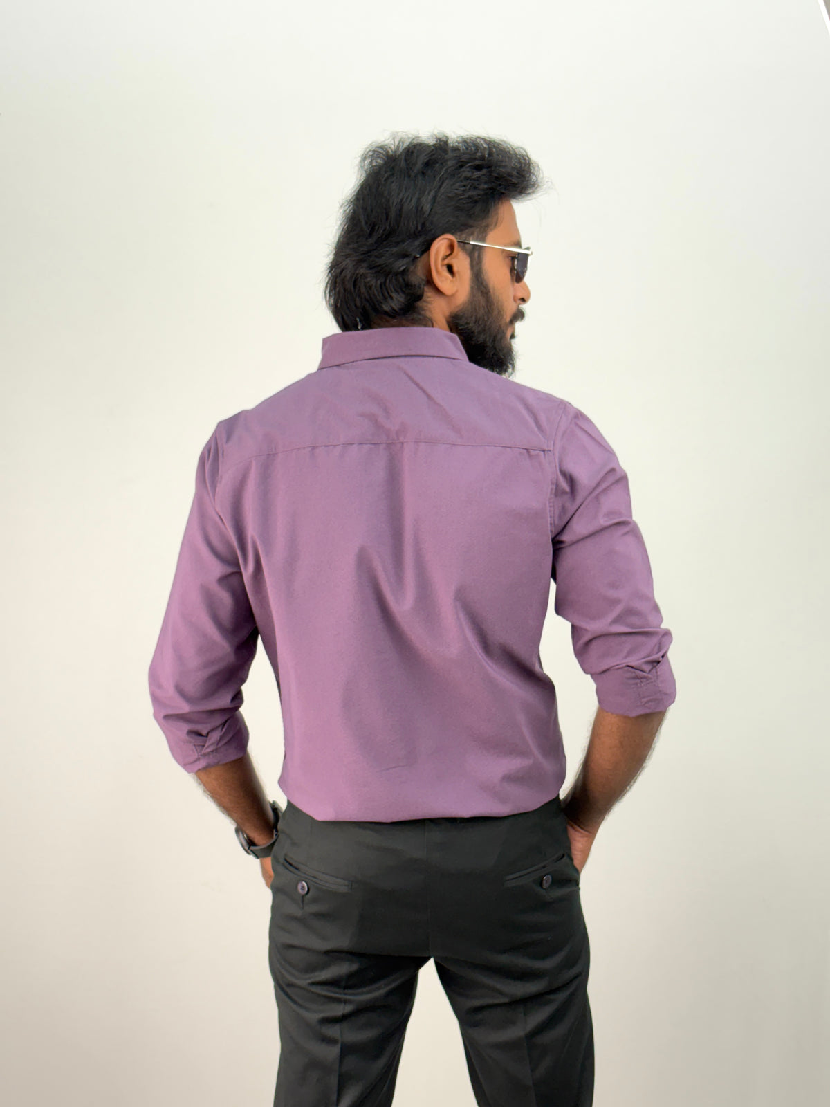 Lavendar Plain Oxford Shirt