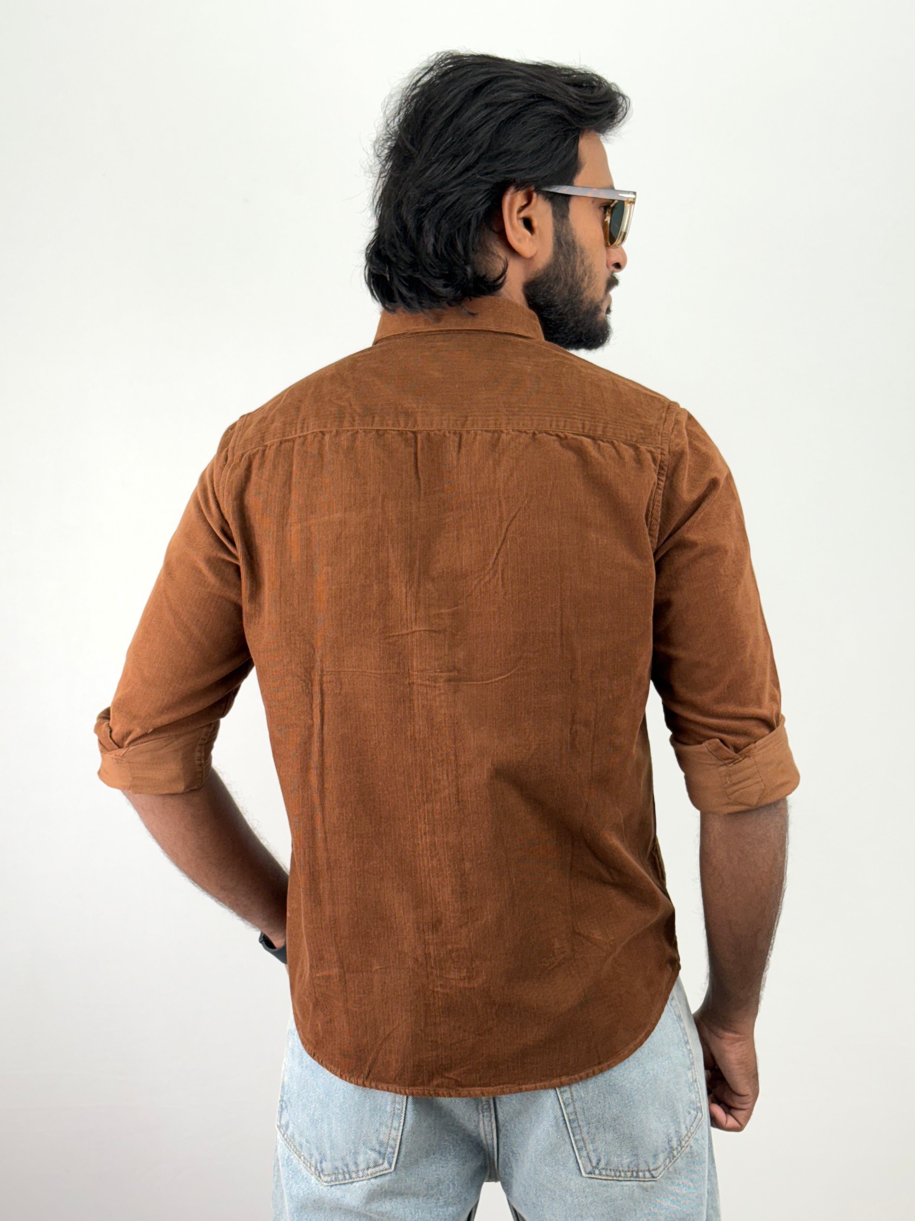 Brown Corduroy Shirt