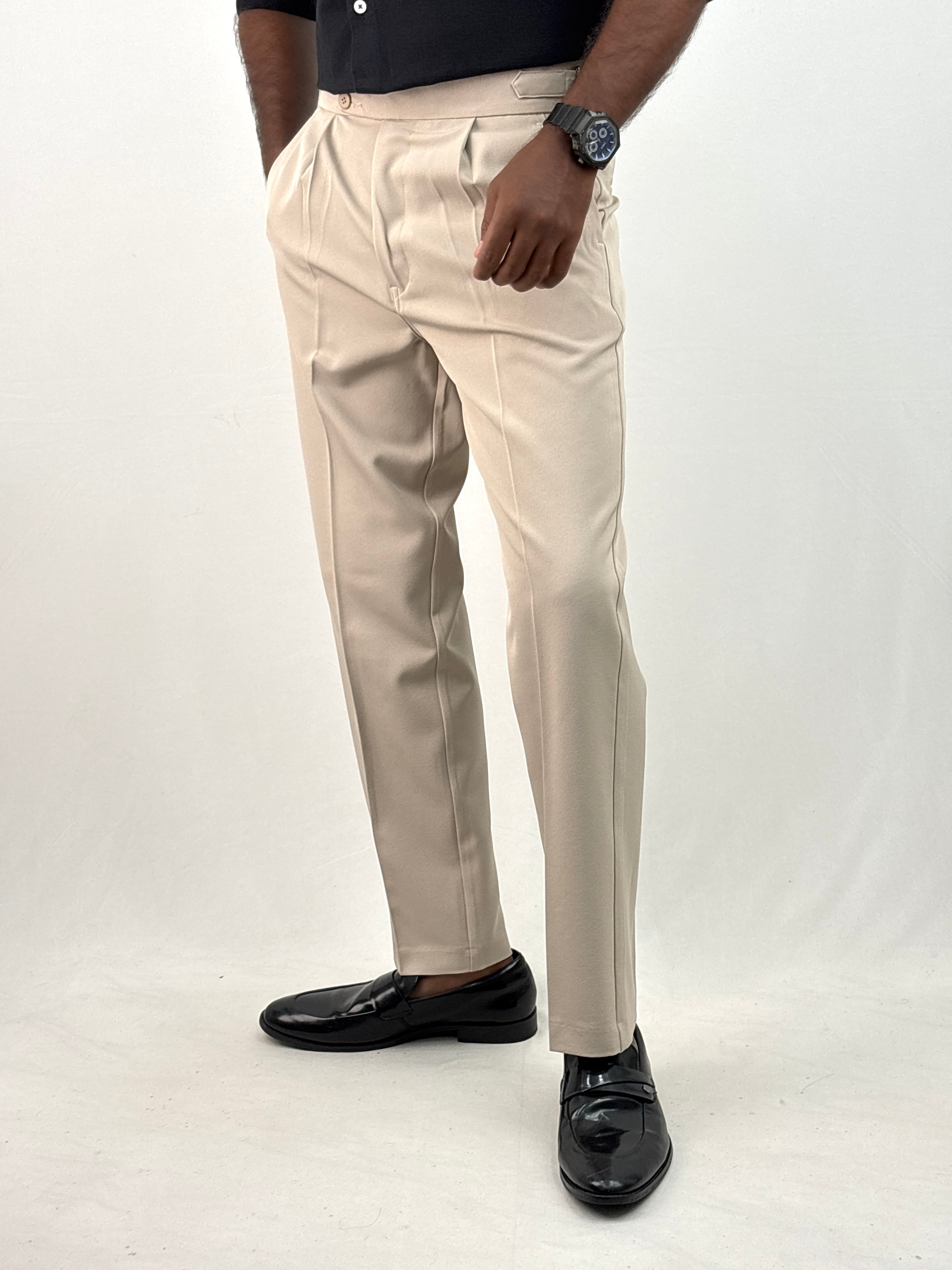 Beige Gurkha Pant