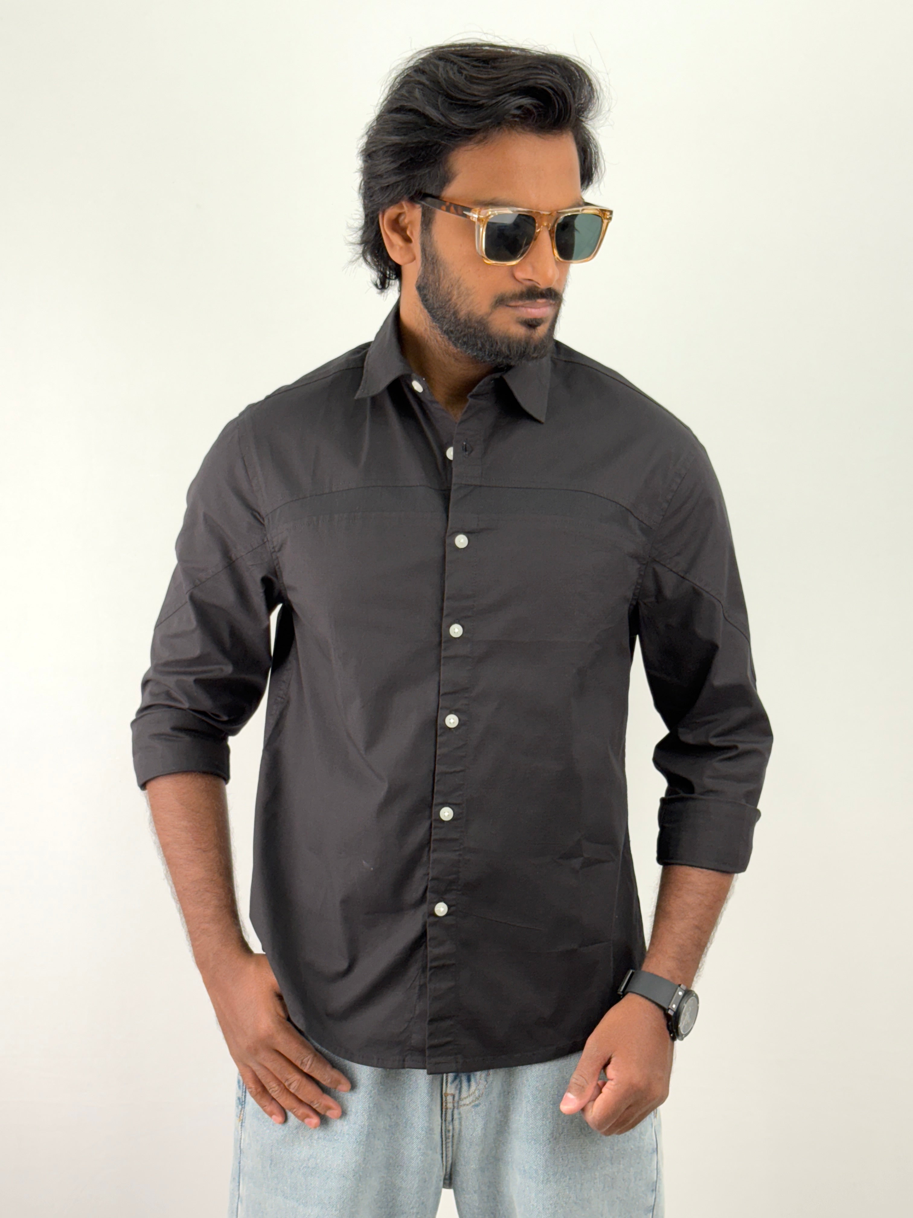 Black Oversized Shirt