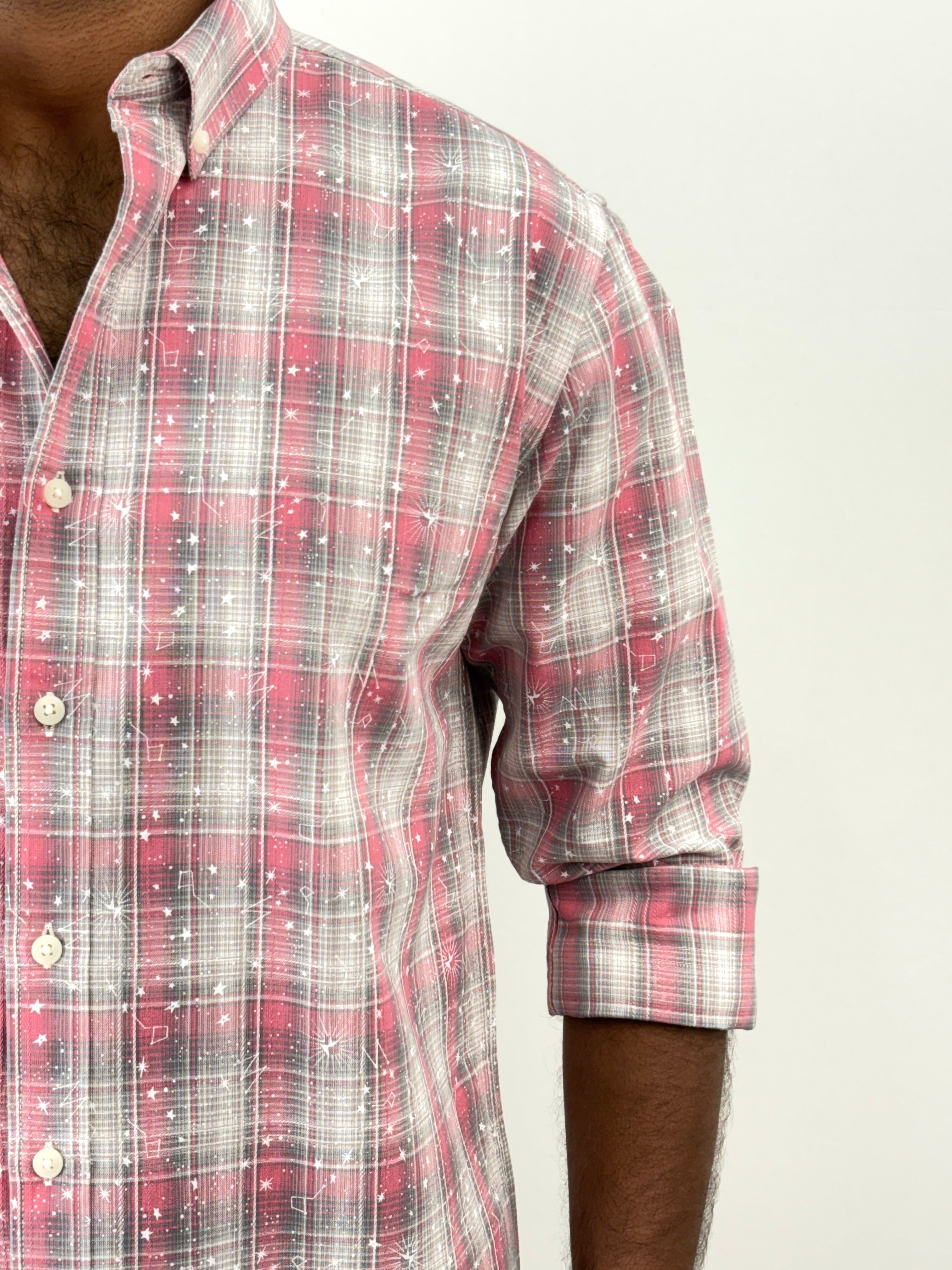 Red Flannel Printed Shirt 1
