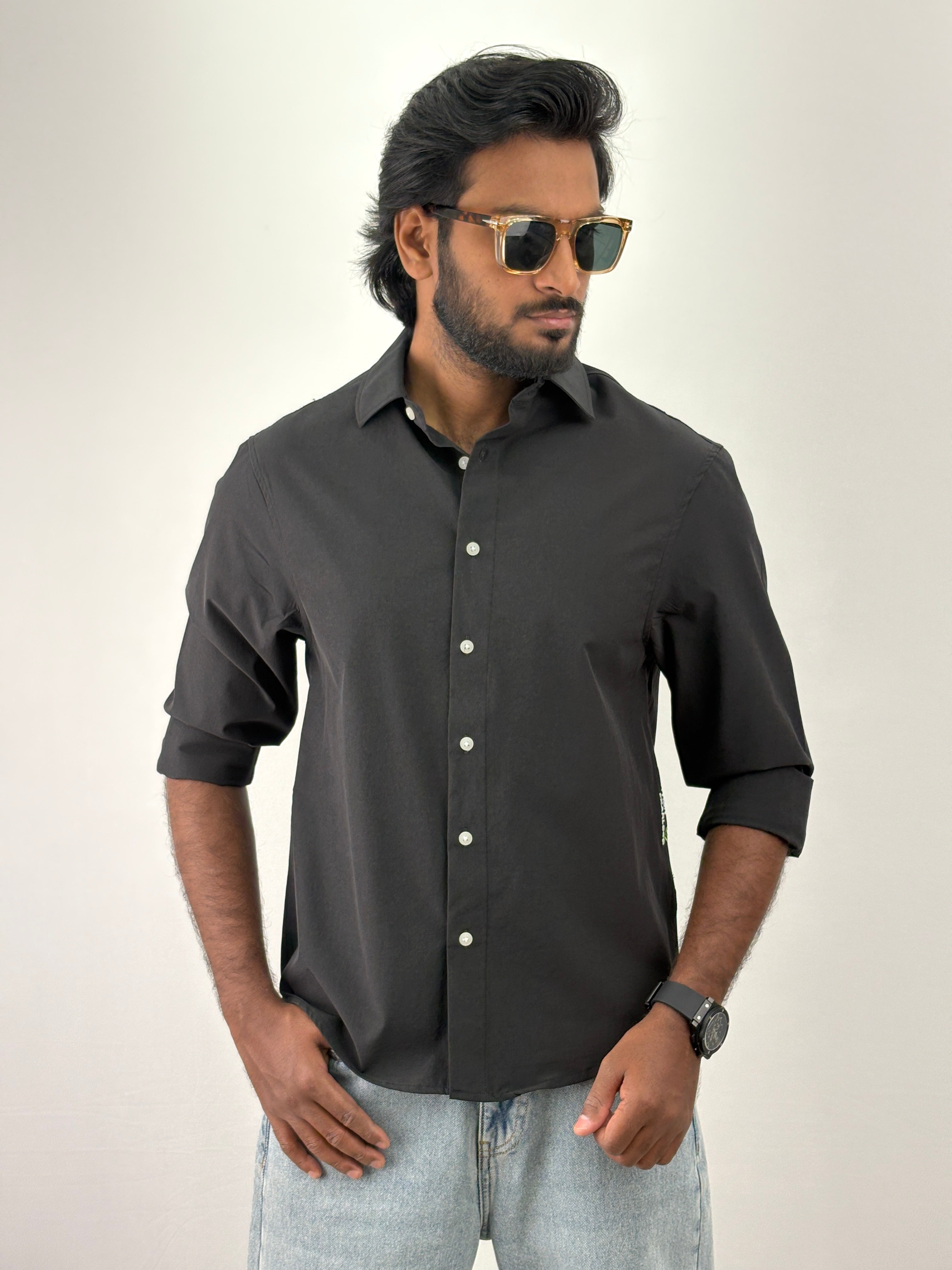 Black Oversized Shirt