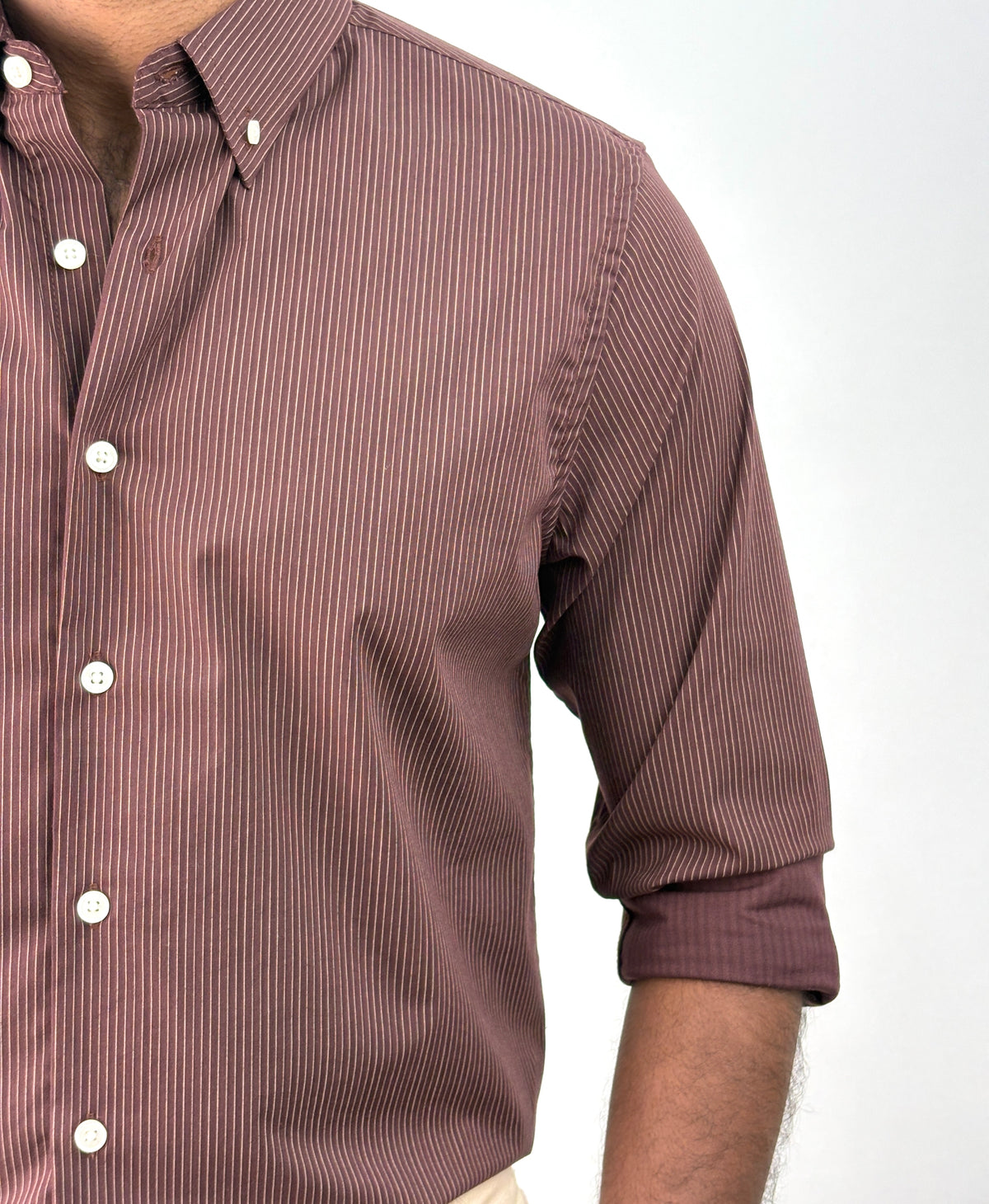 Maroon IMP Stripe Shirt