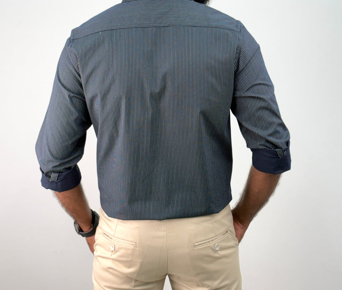 Navy IMP Stripe Shirt
