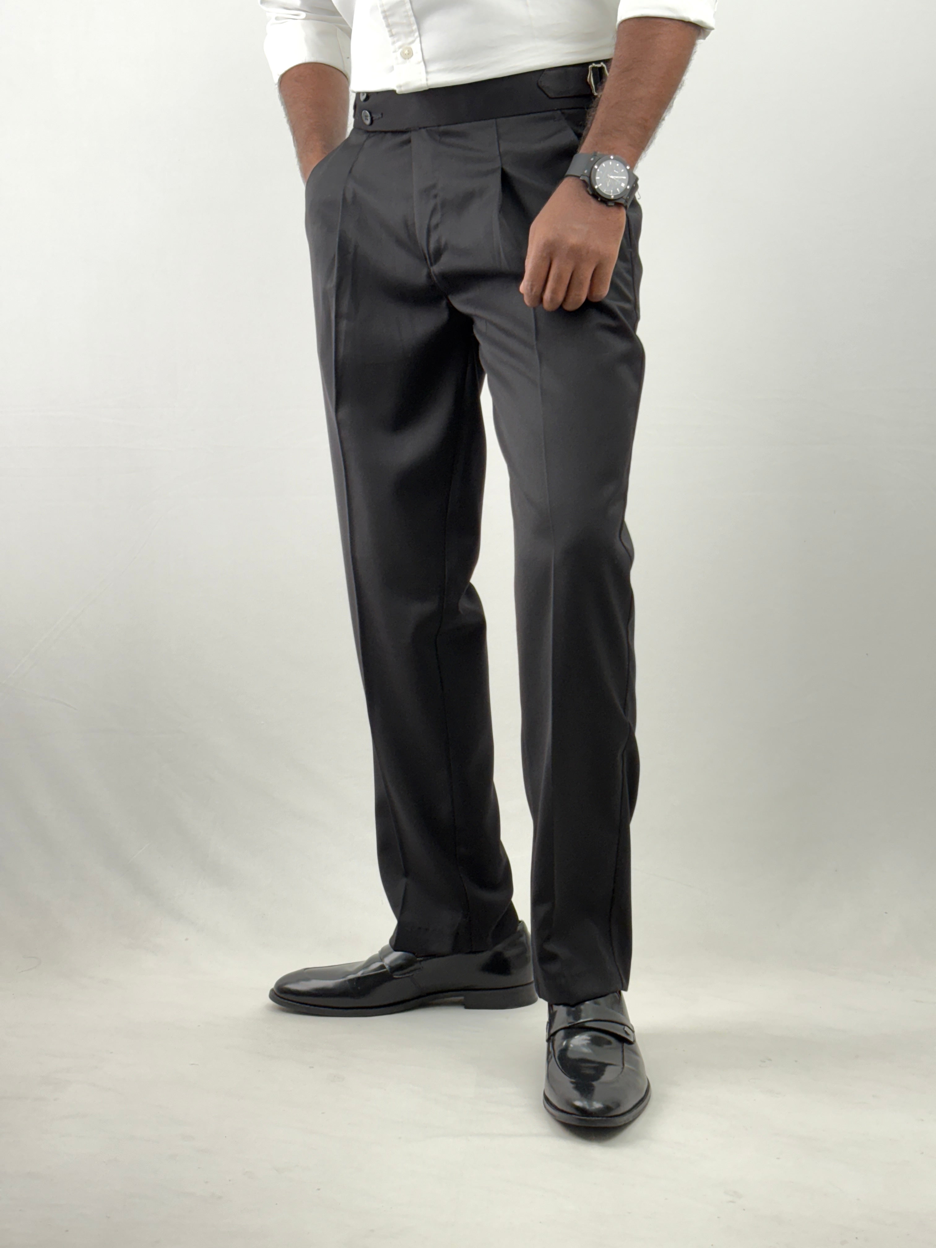 Black Gurkha Pants