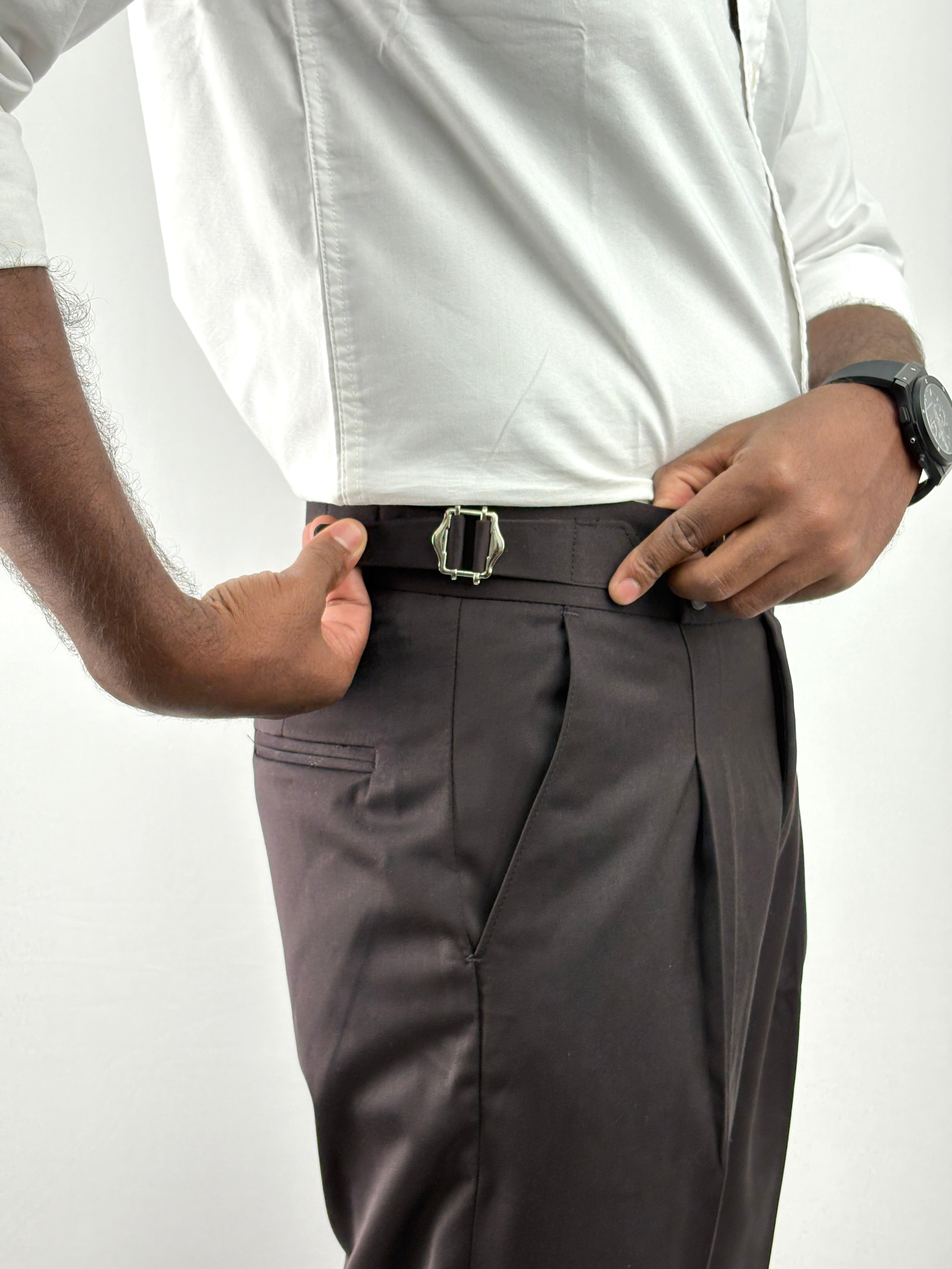 Wine Gurkha Pants