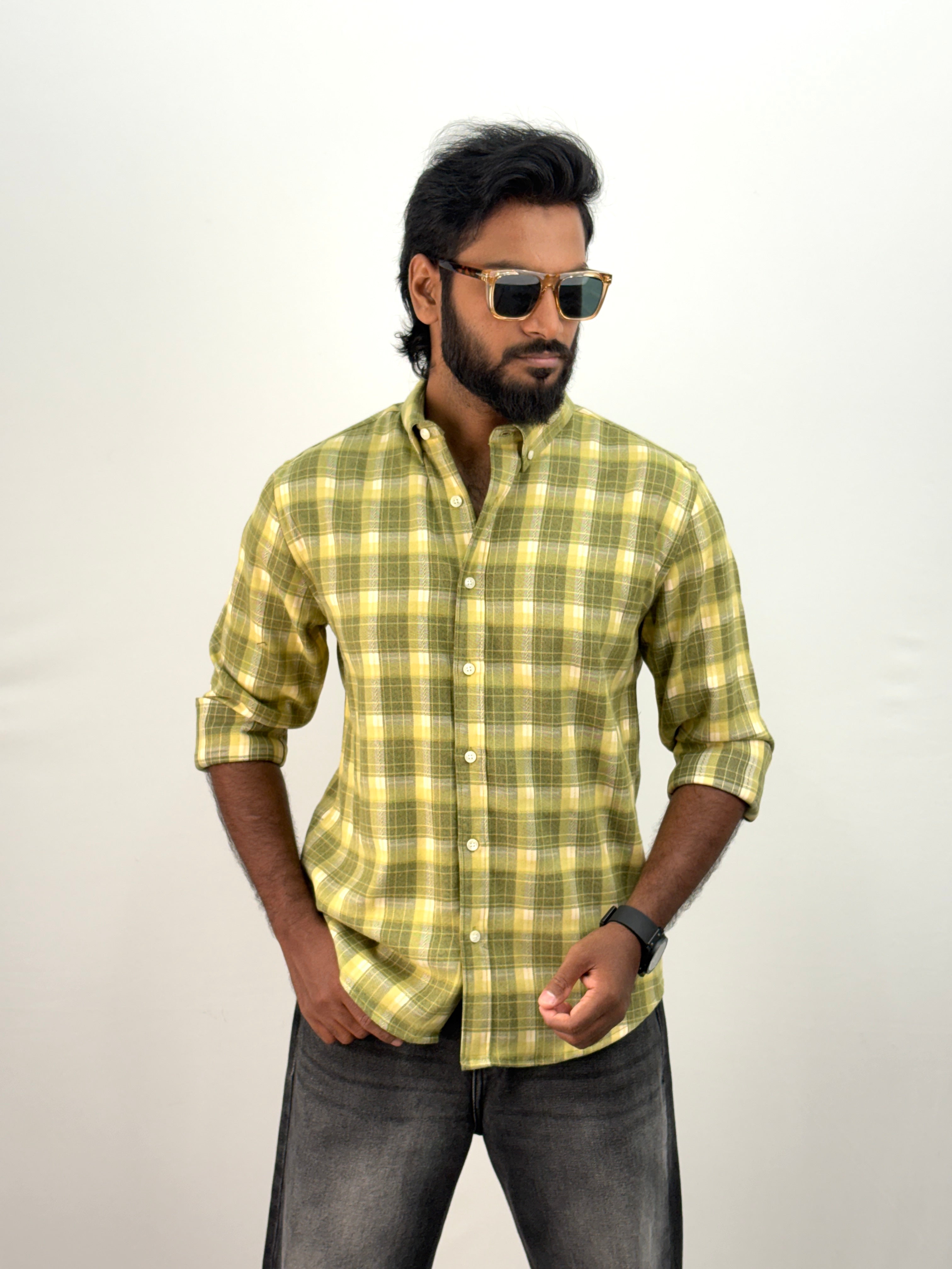 Light Green IMP Flannel Shirt