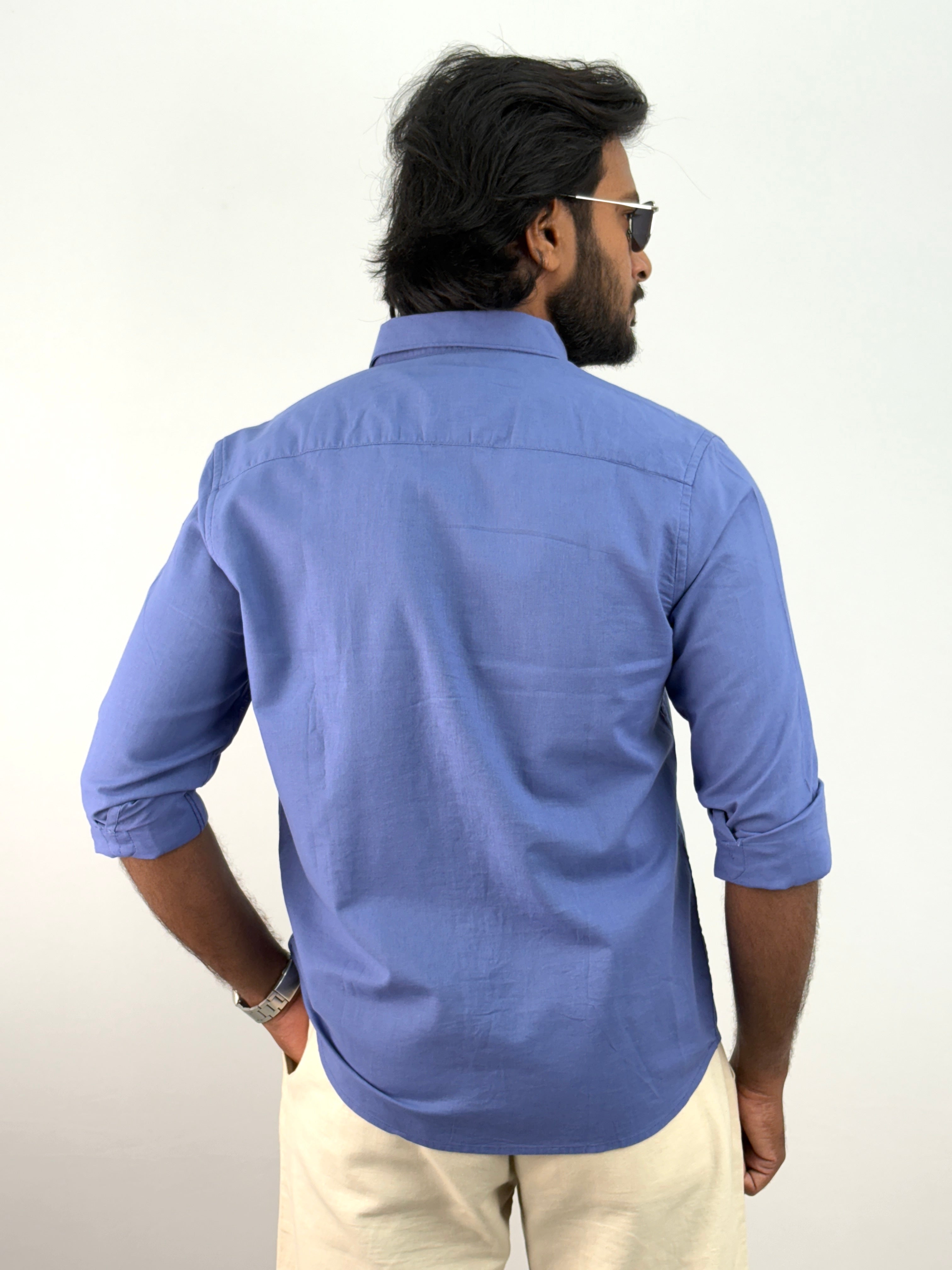 Blue Linen Shirts