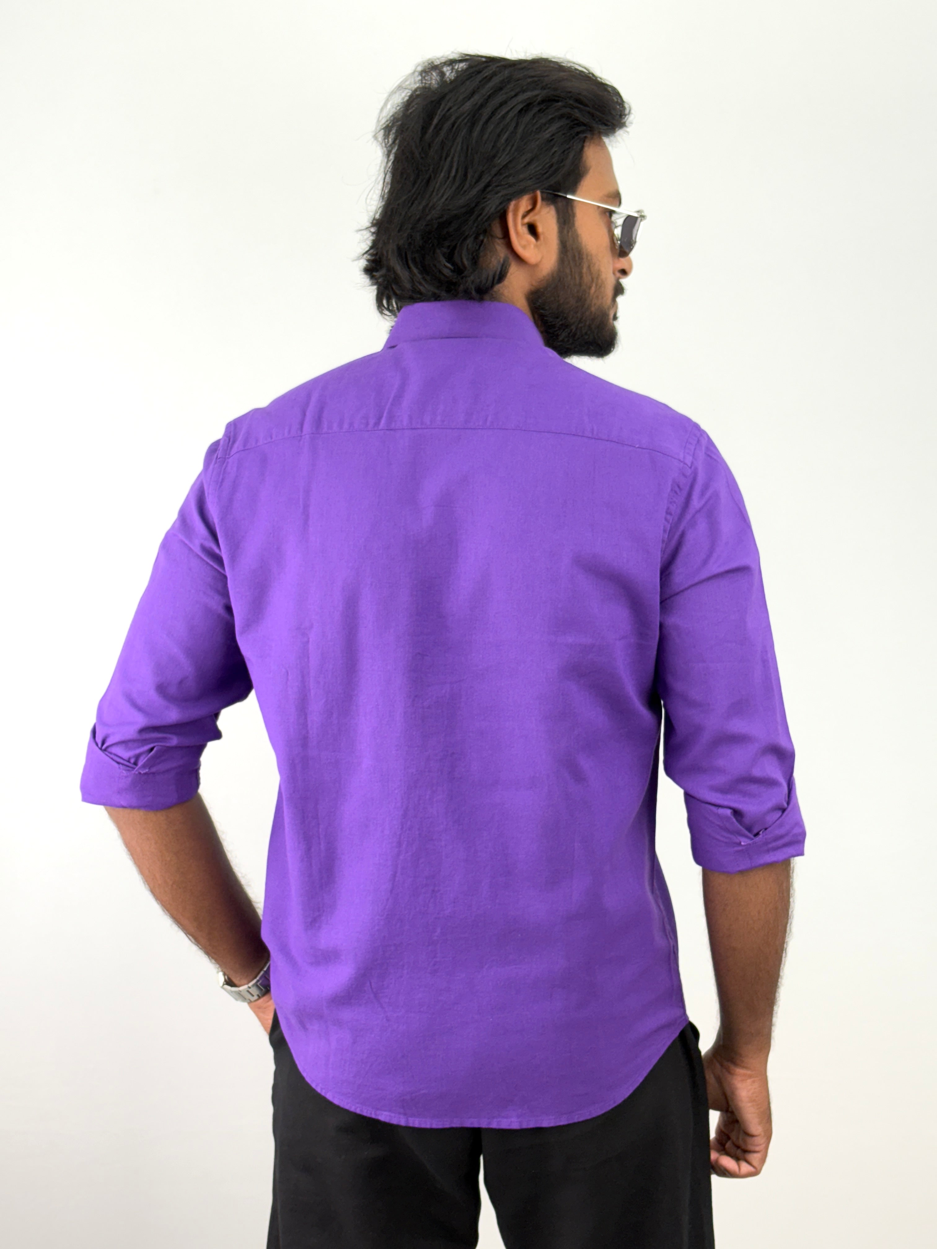 Violet Linen Shirts