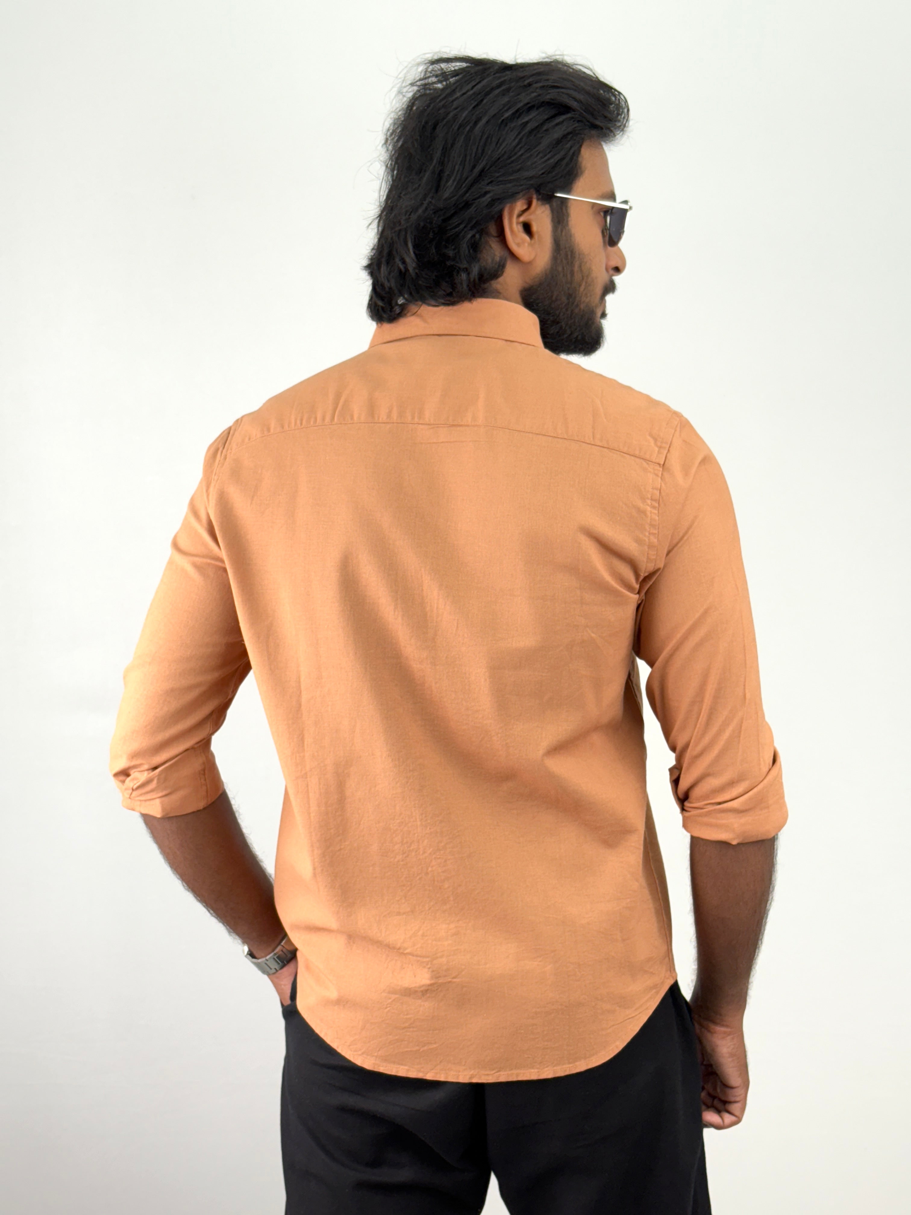 Rust Linen Shirts