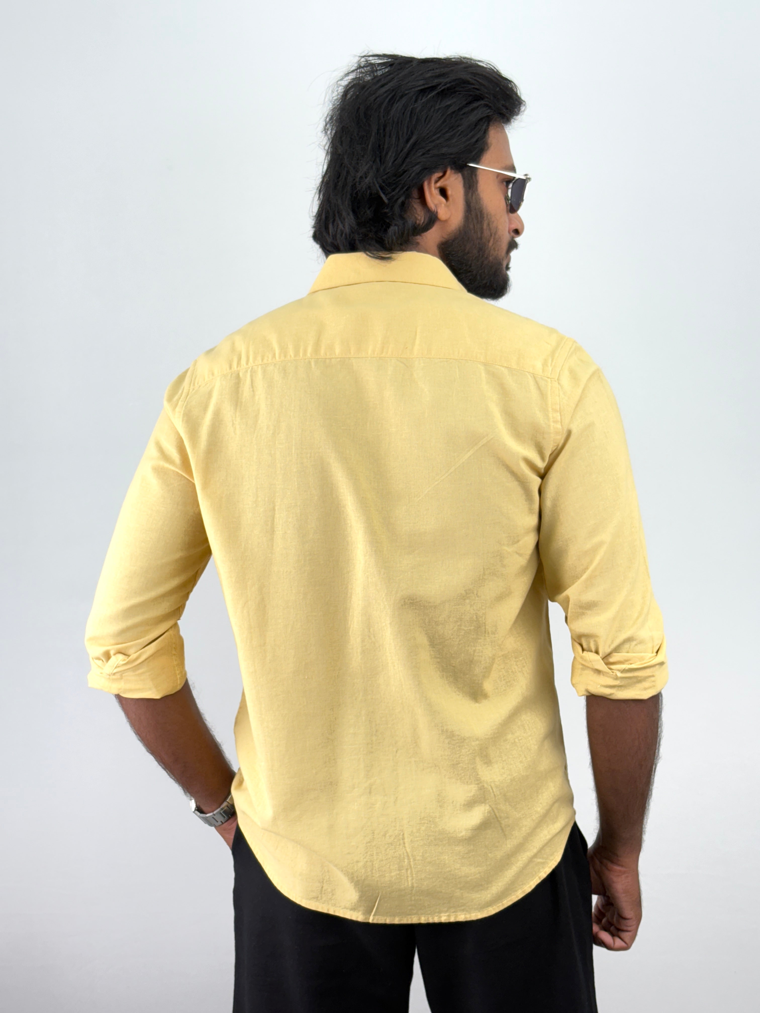 Yellow Linen Shirts