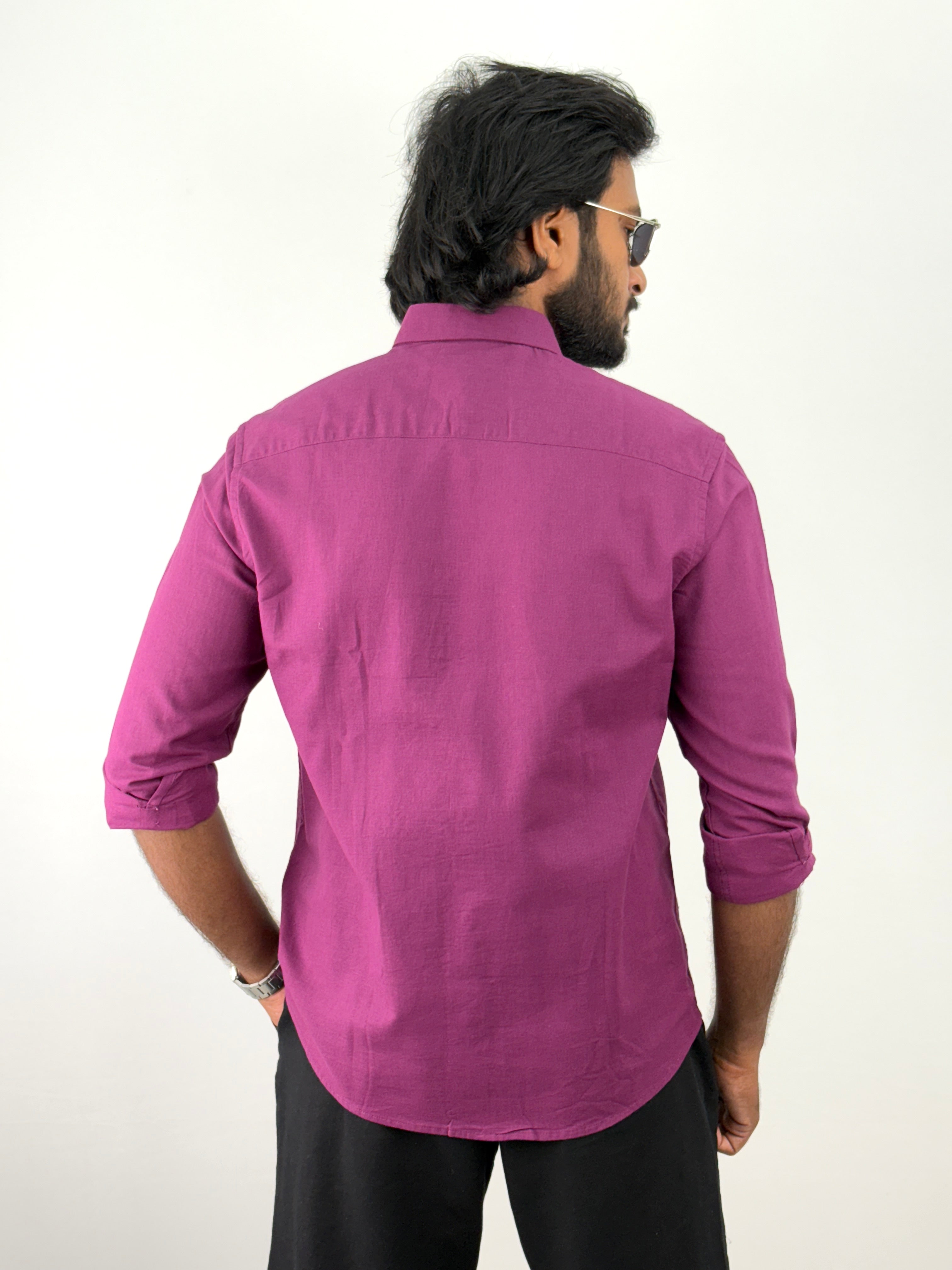 Purple Linen Shirts