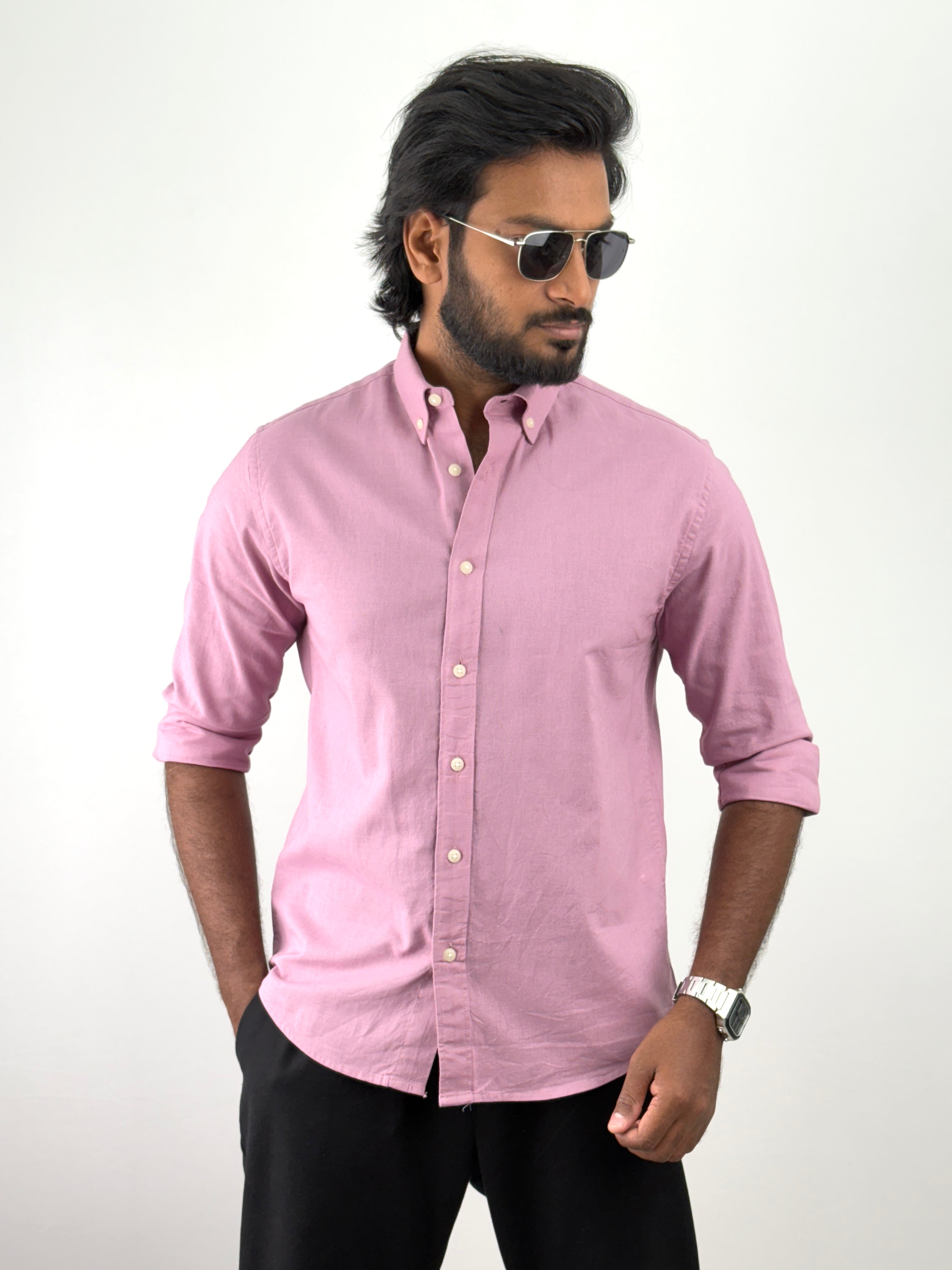 Pink Linen Shirts