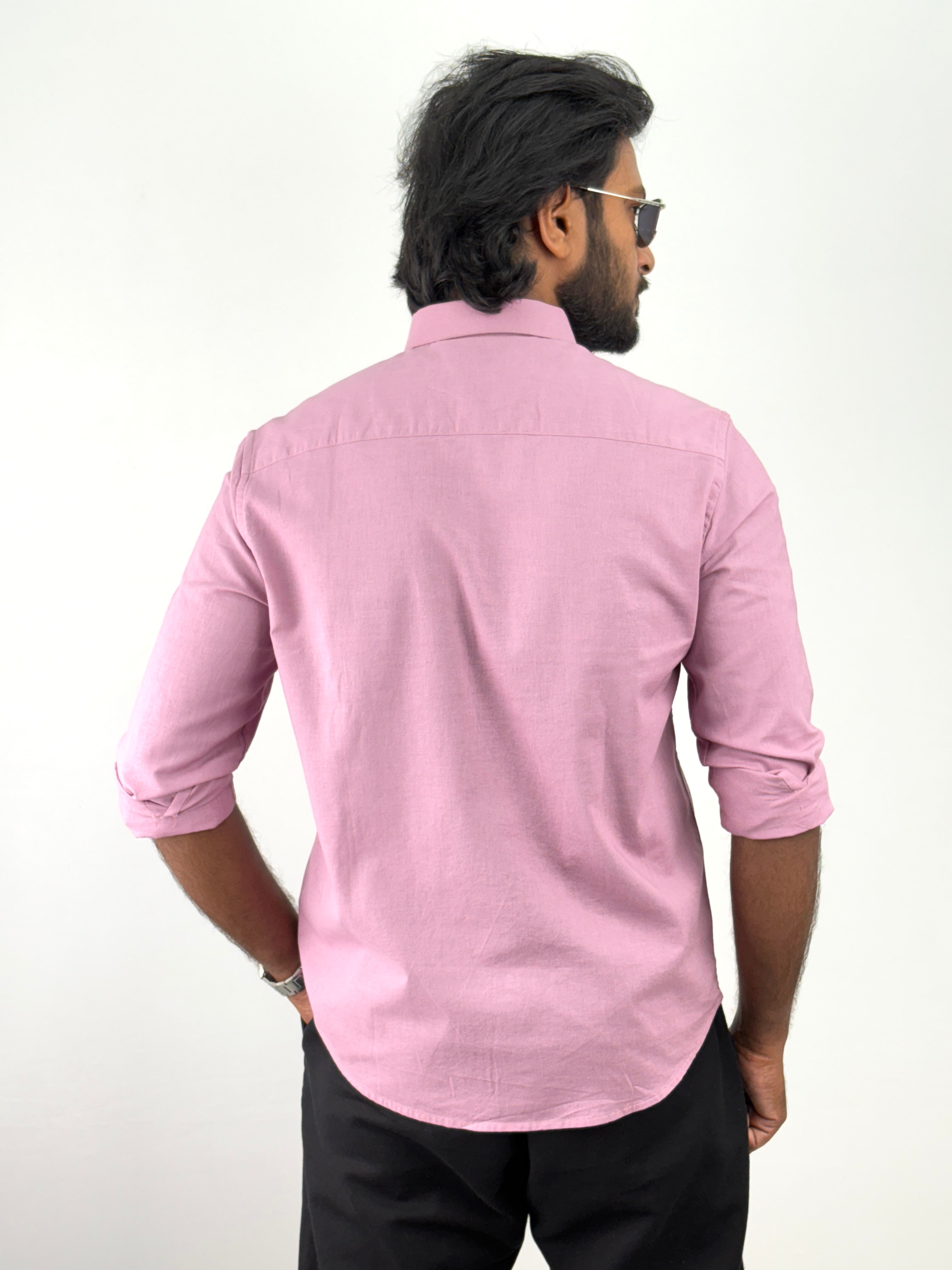 Pink Linen Shirts