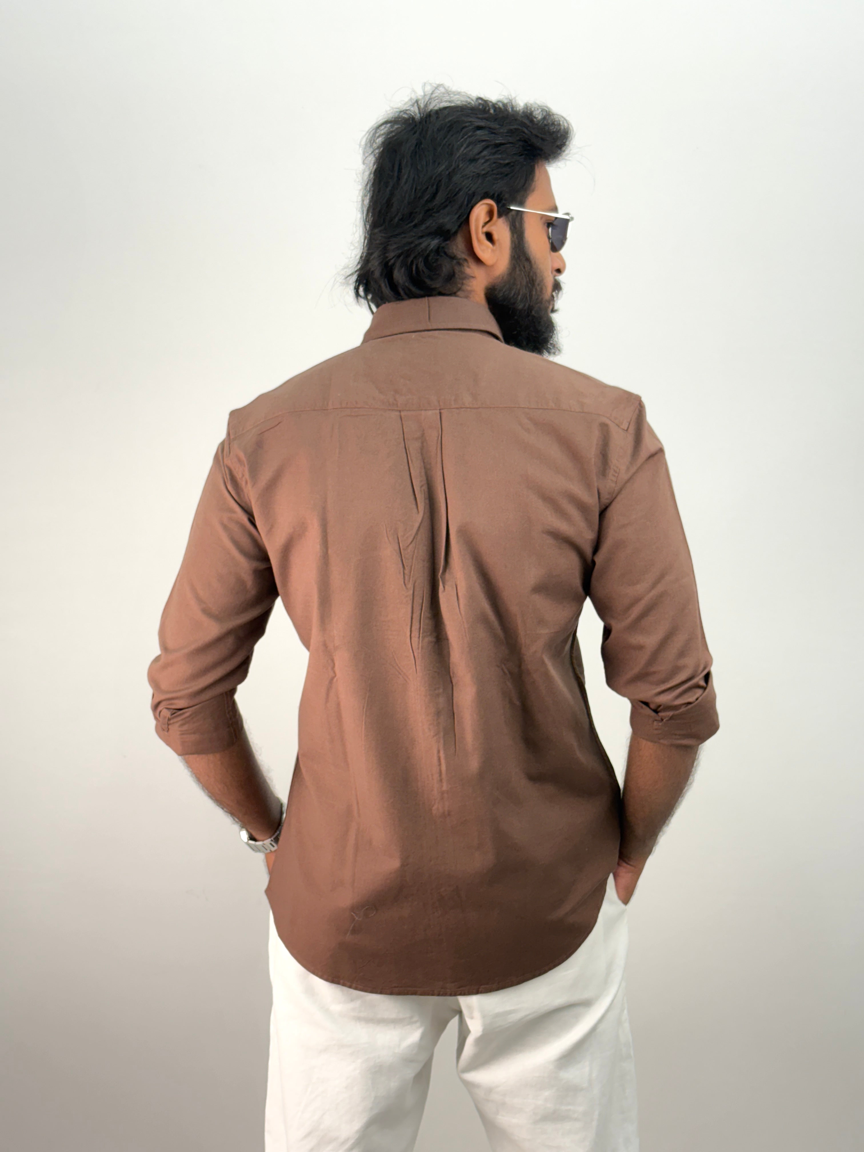 Brown Linen Shirt