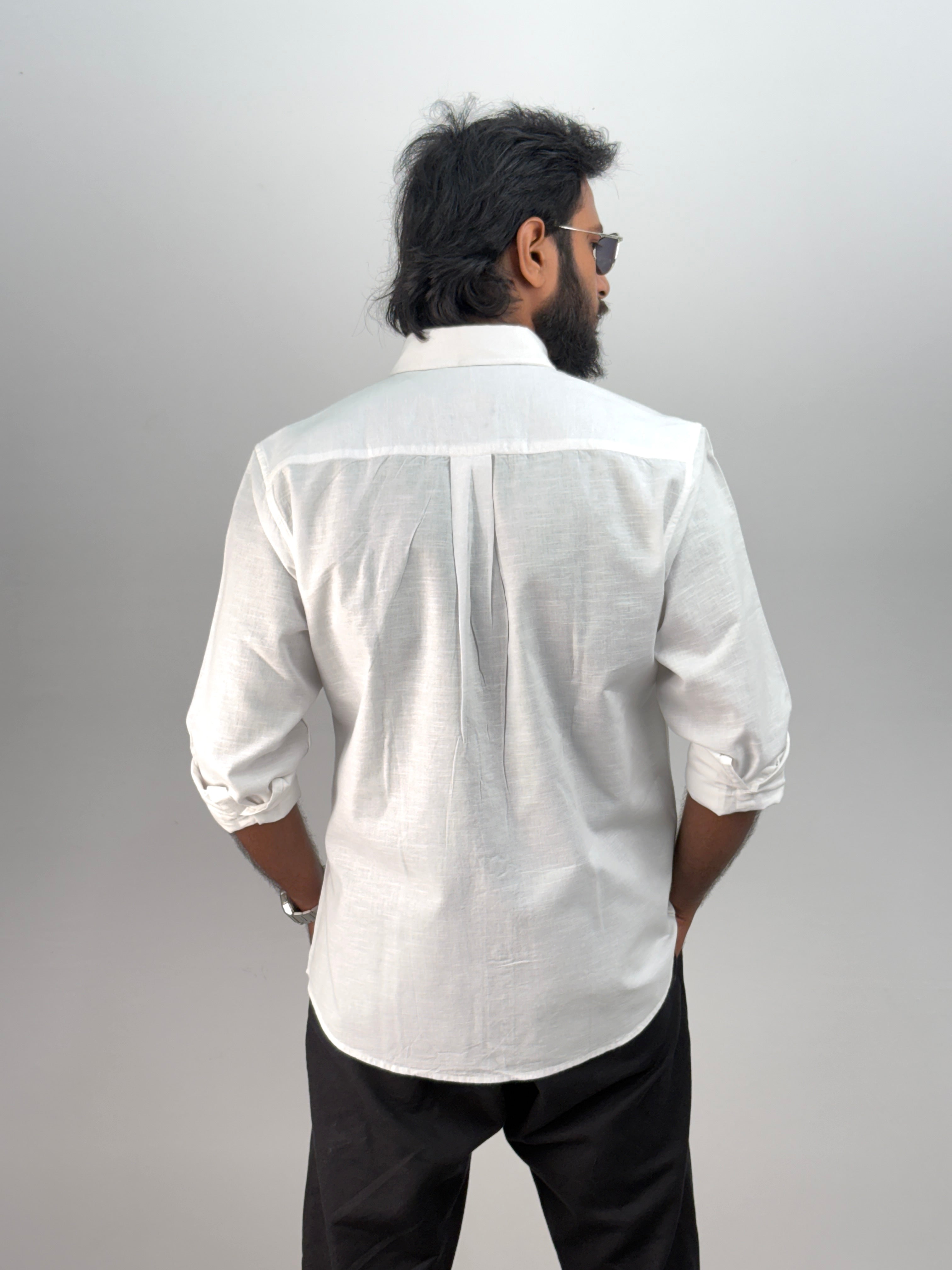 White Linen Shirt
