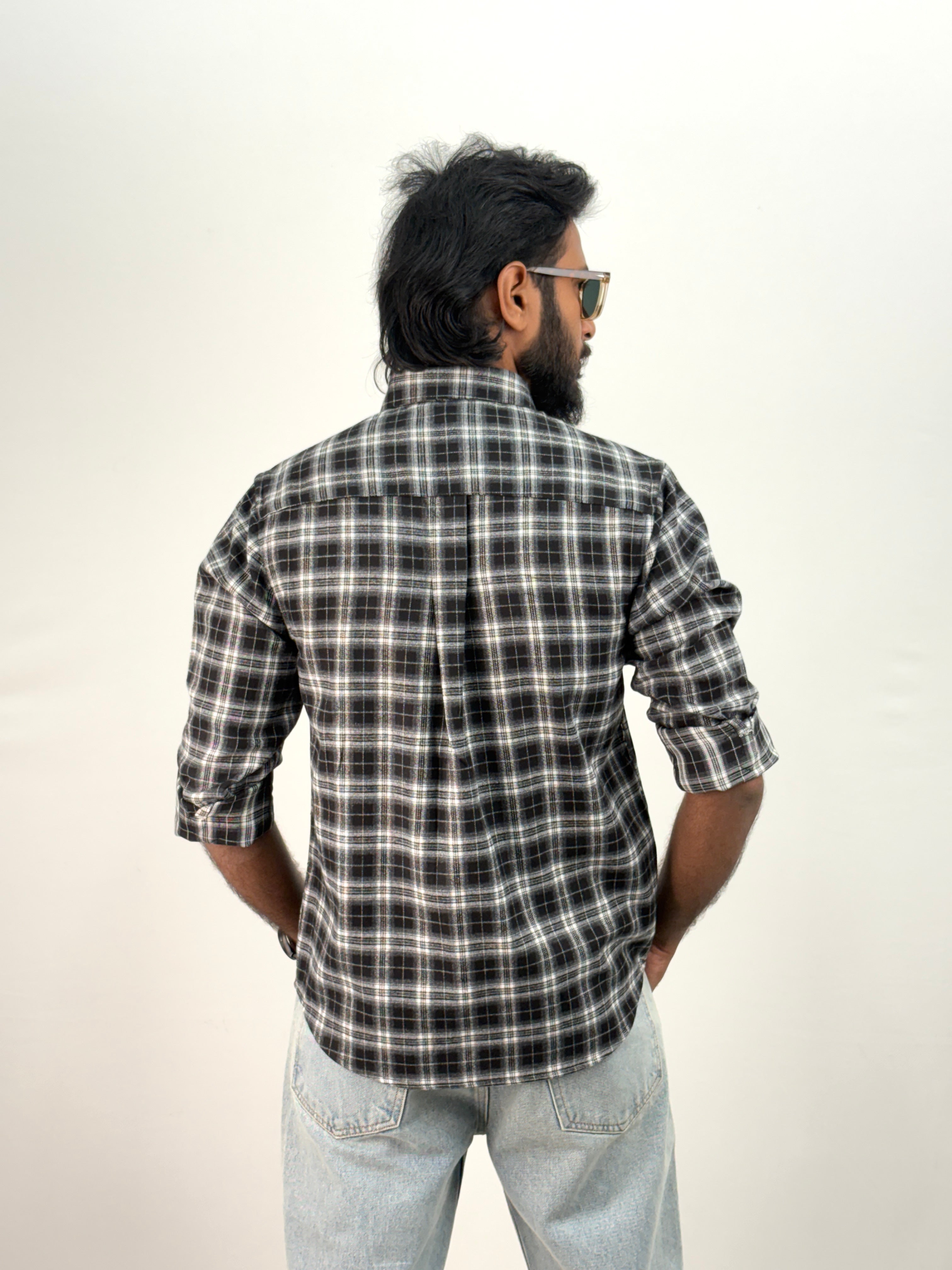 Black IMP Flannel Shirt