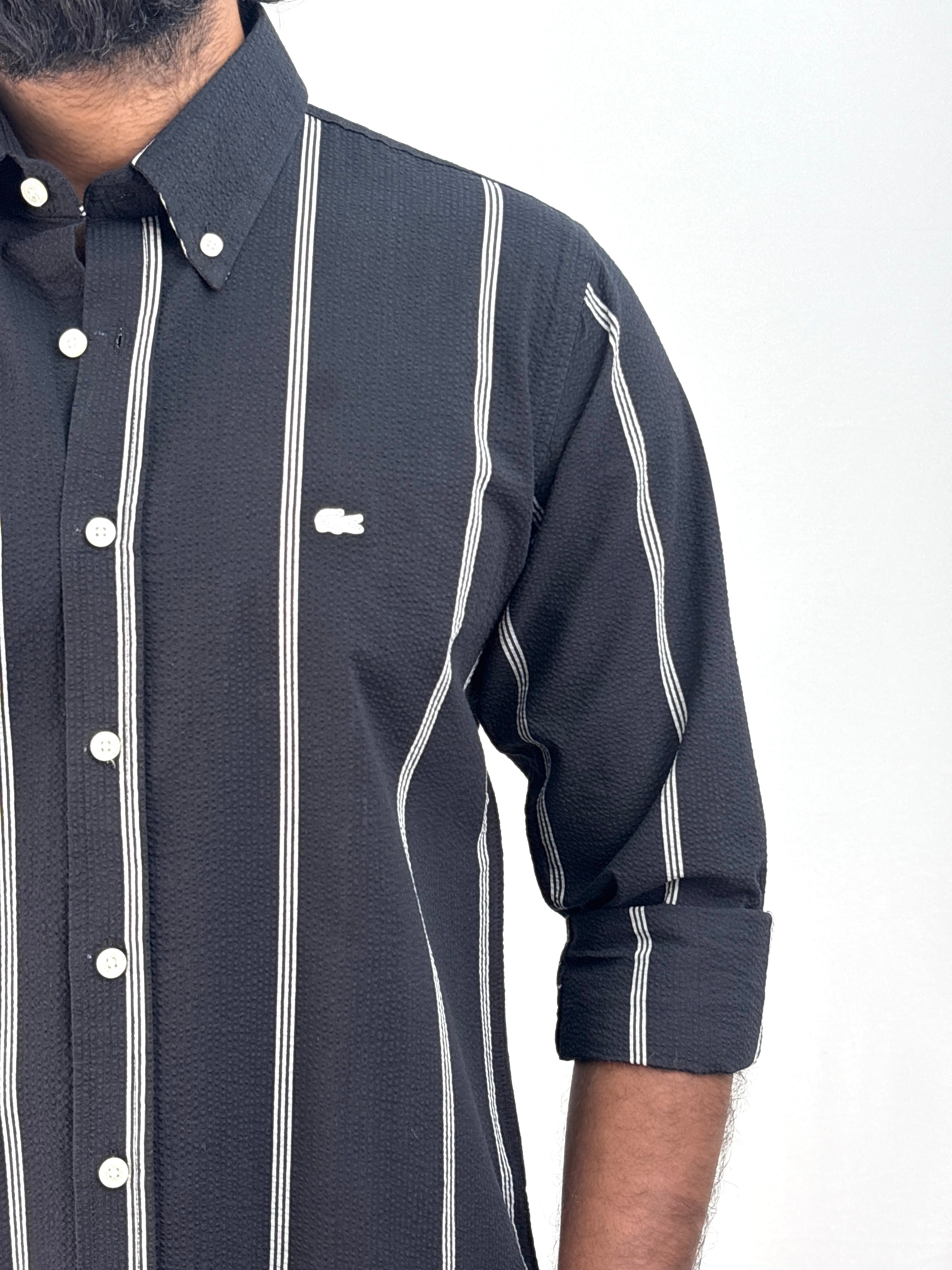 Black 3 Stripe Shirt #