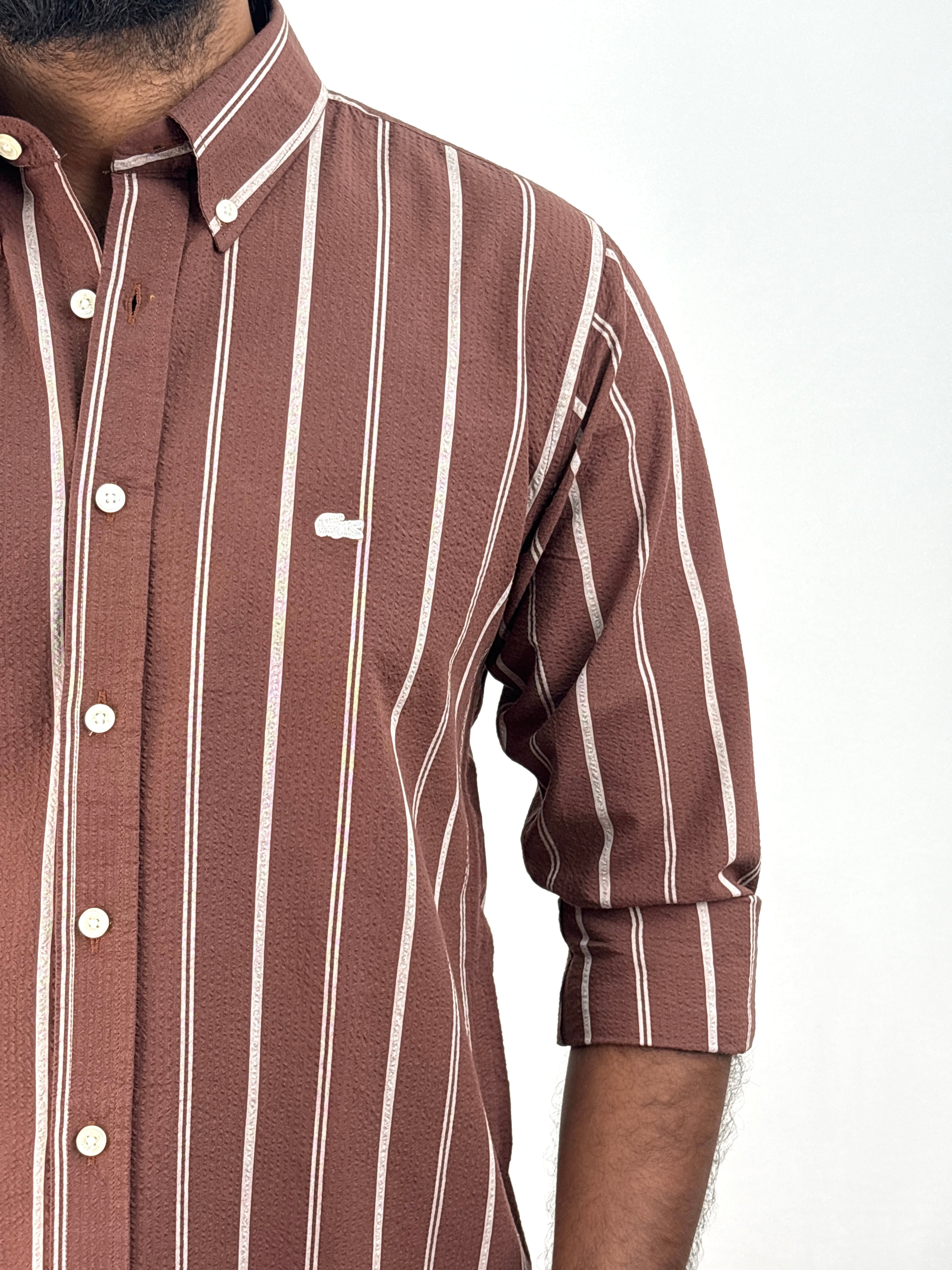 Brown Stripe Shirt #