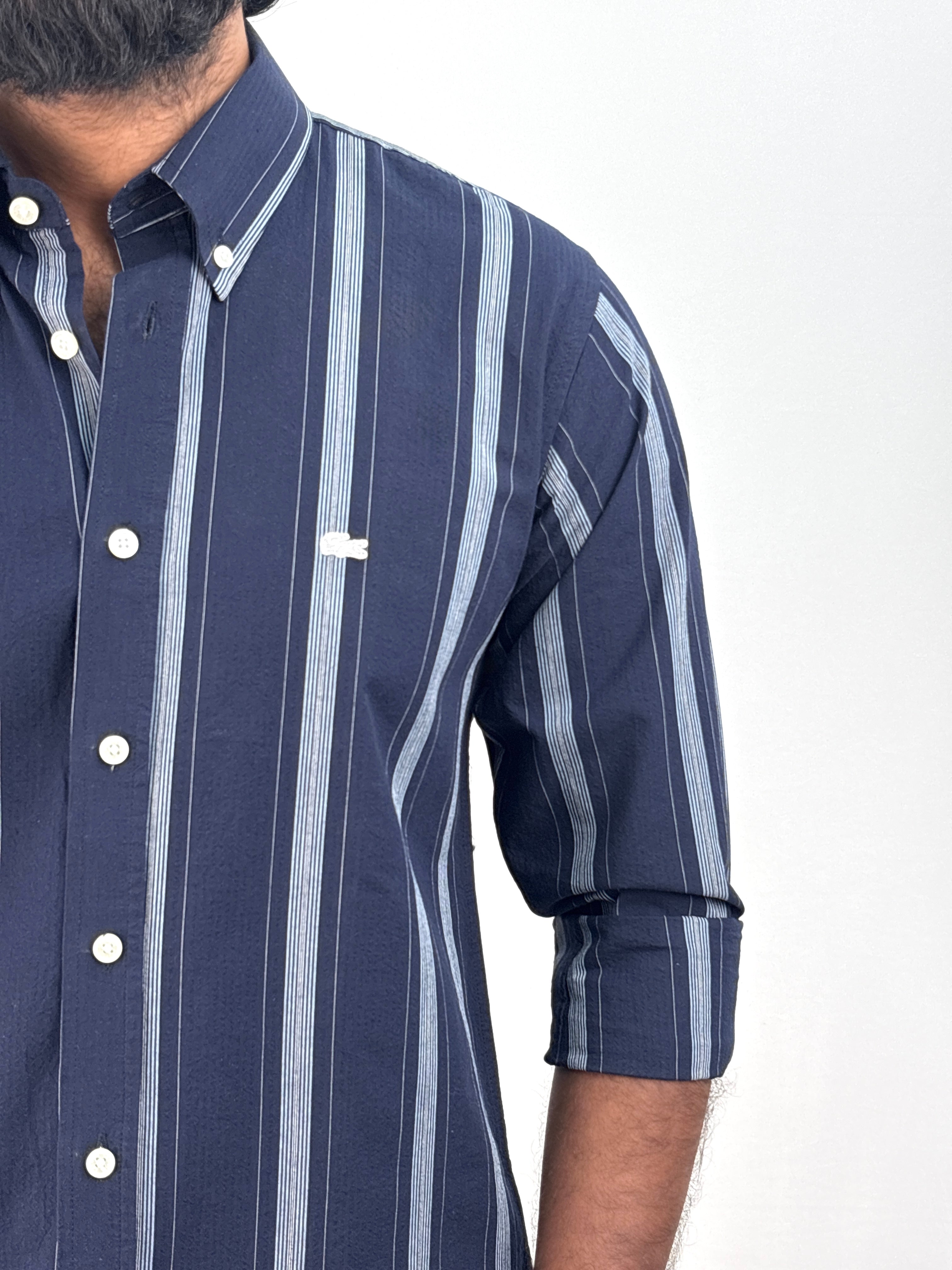 Navy Stripe Shirt #