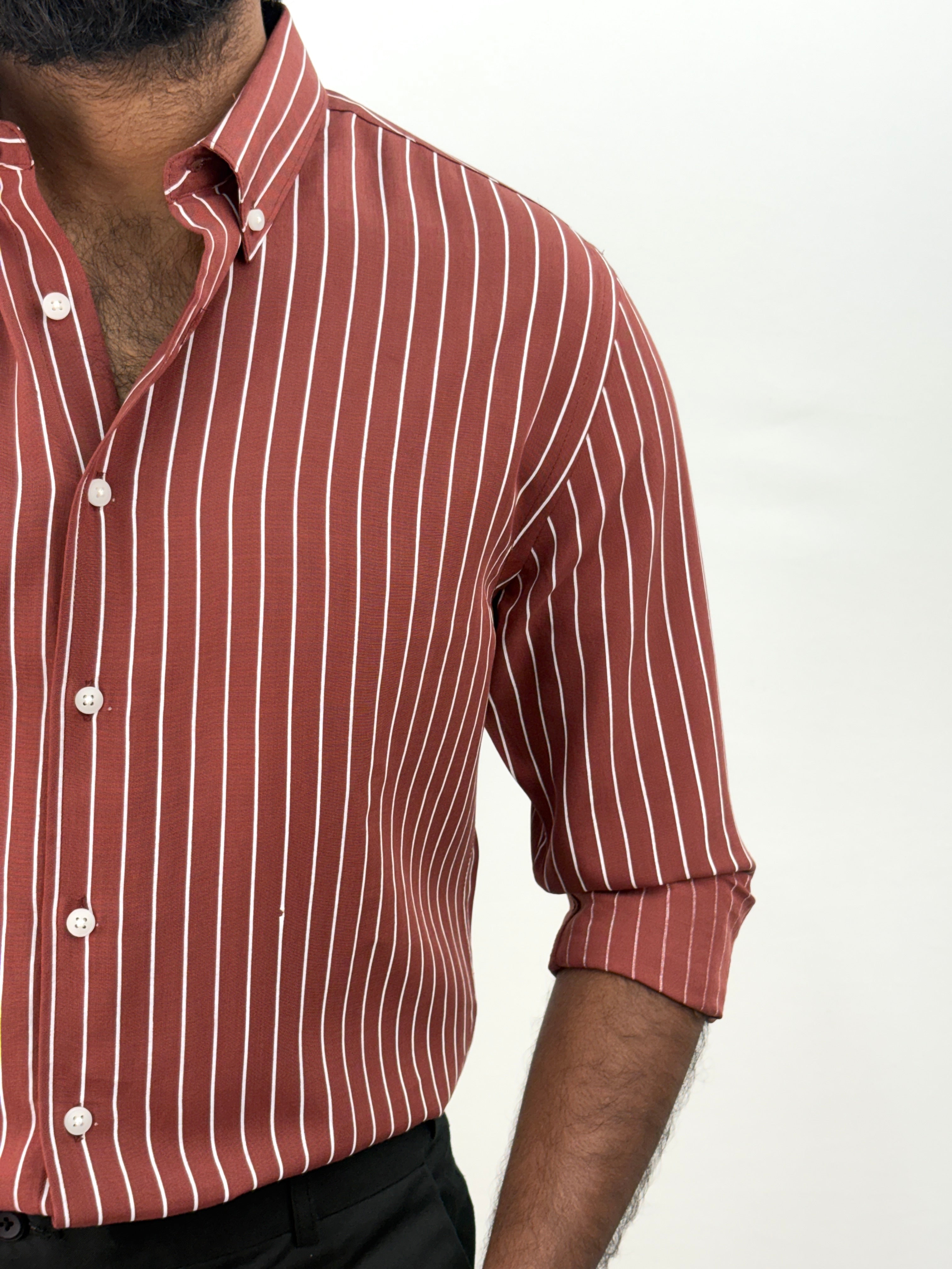 Red IMP Stripe Shirt