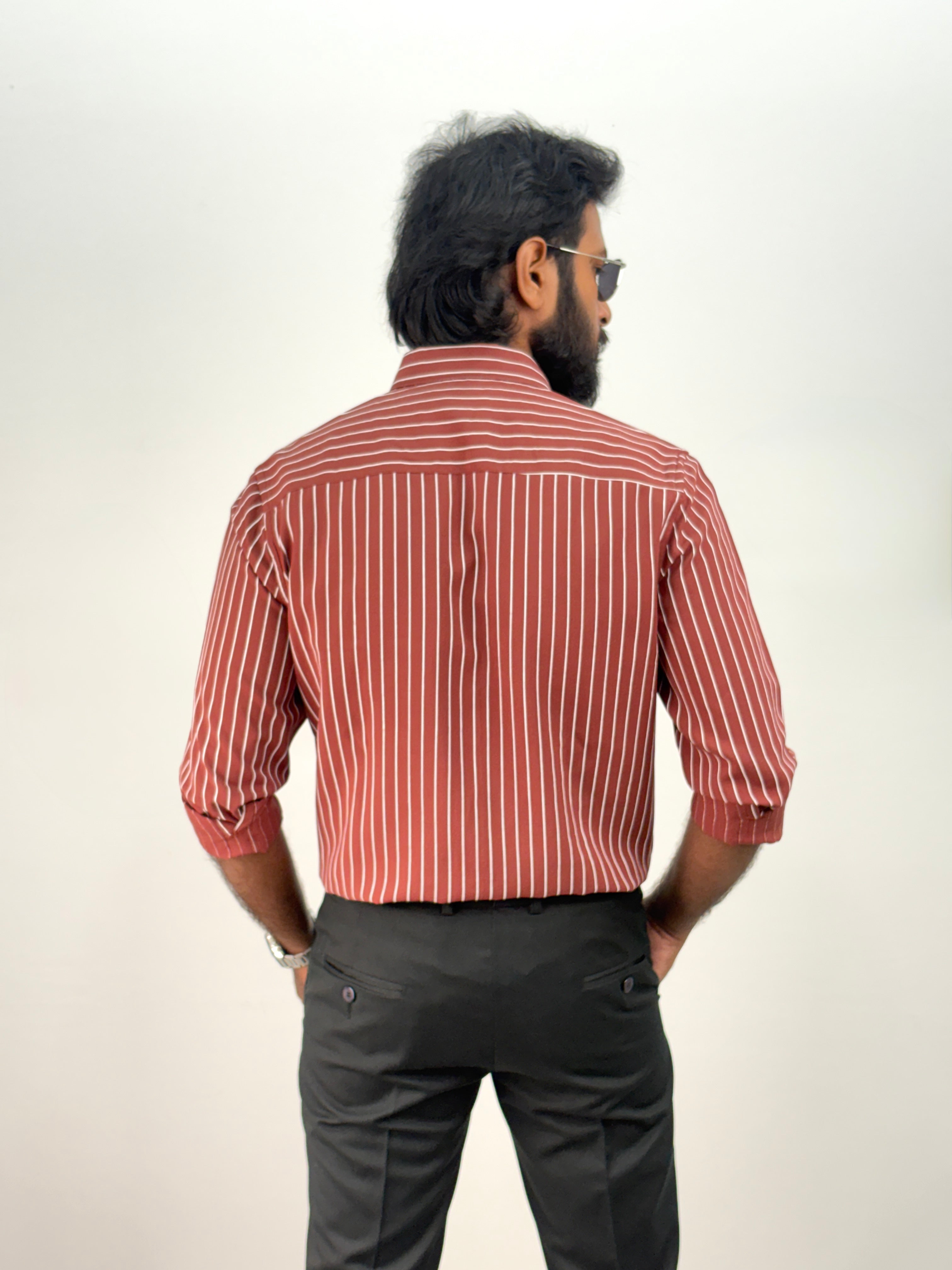 Red IMP Stripe Shirt