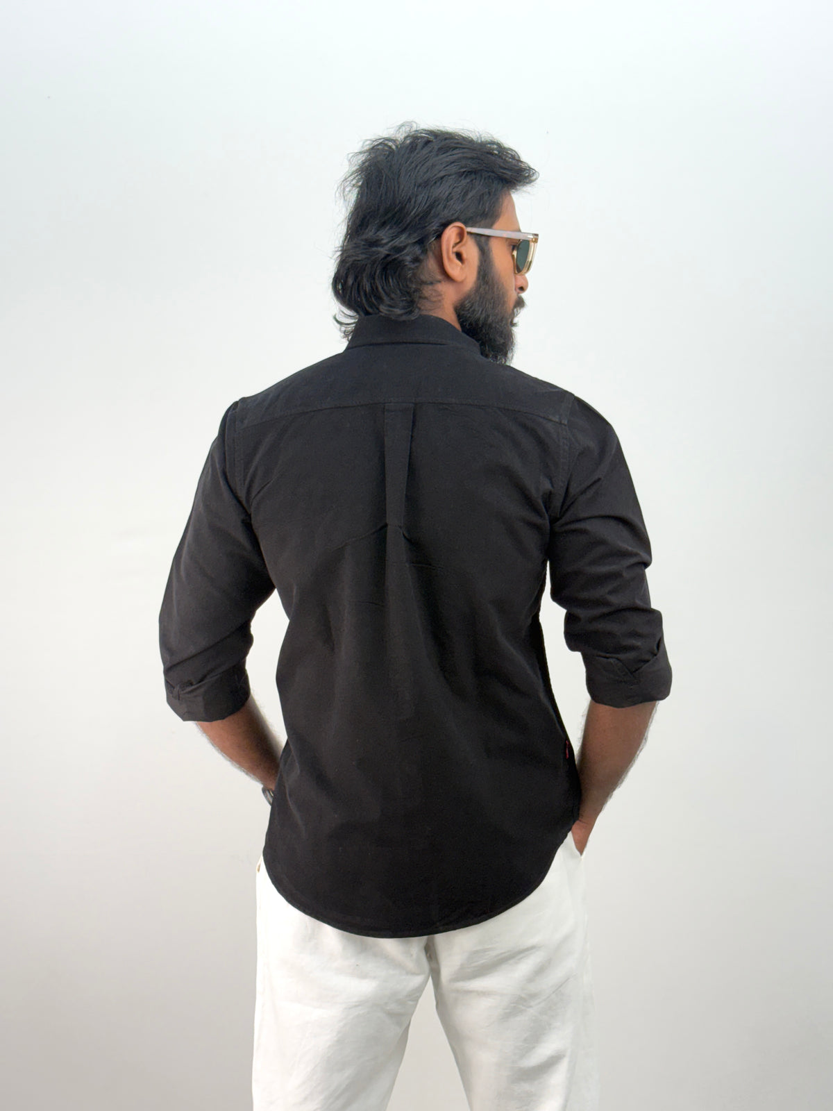 Black Plain Shirt