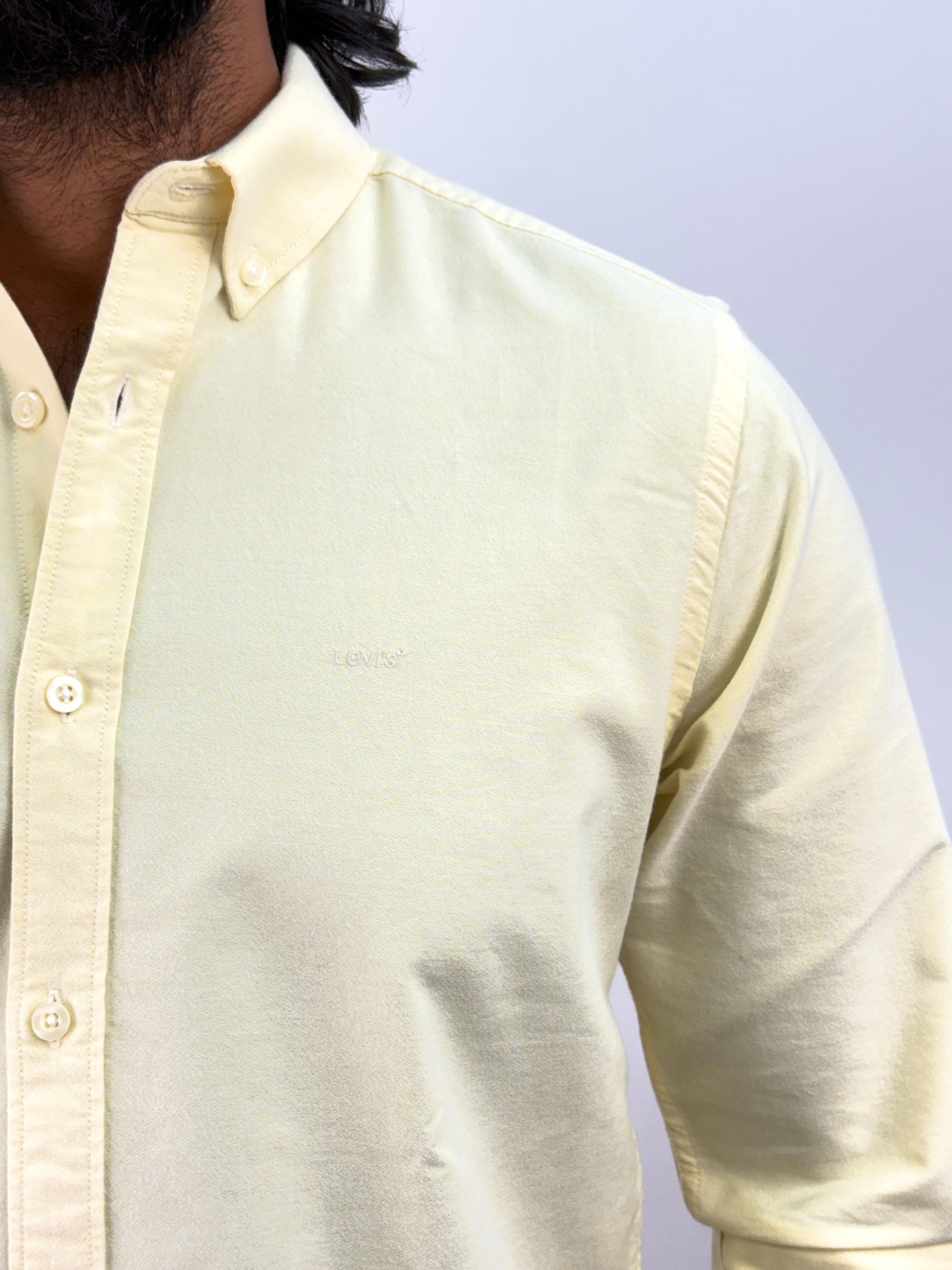 Light Yellow Plain Shirt