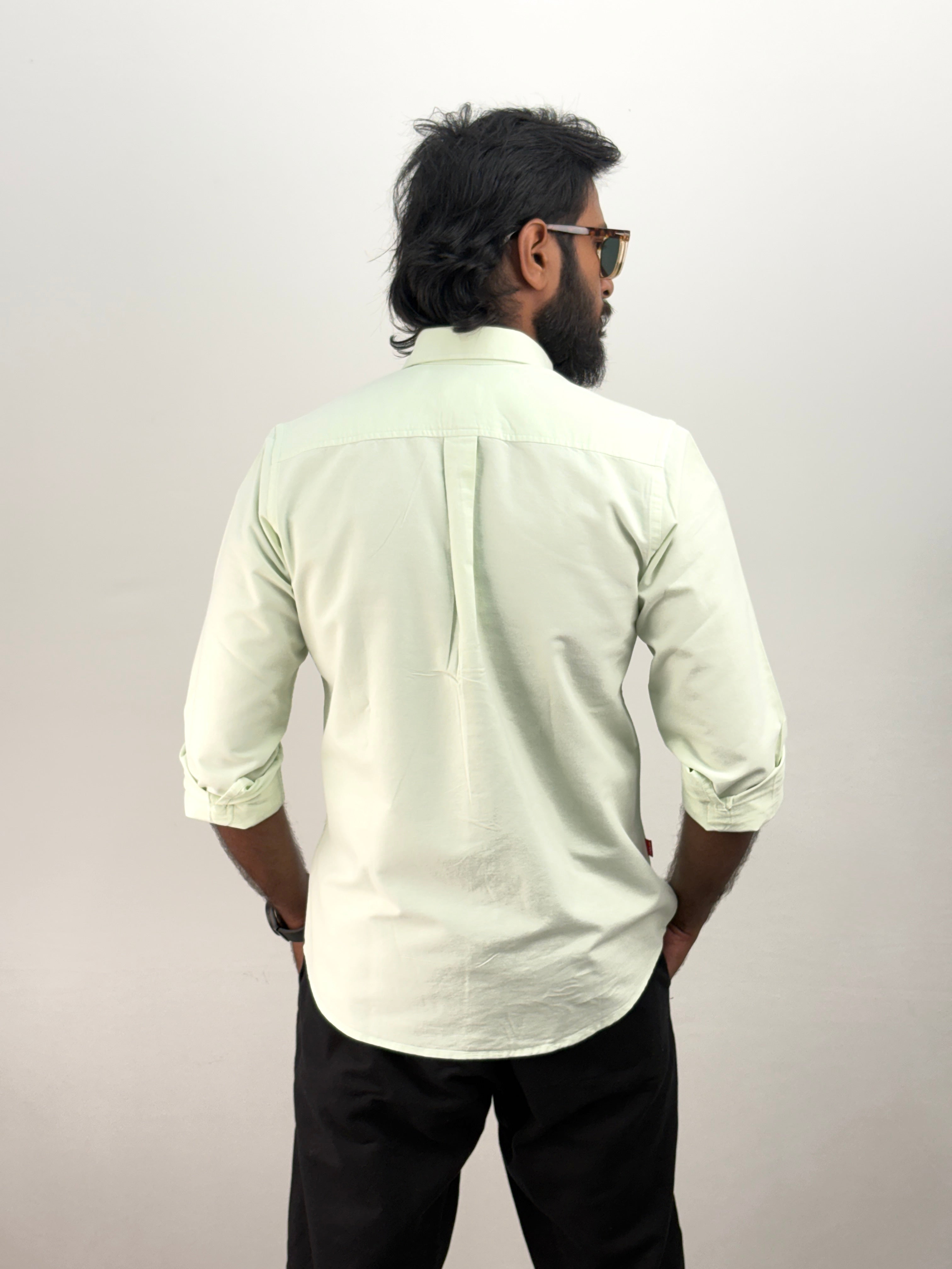 Light Green Plain Shirt