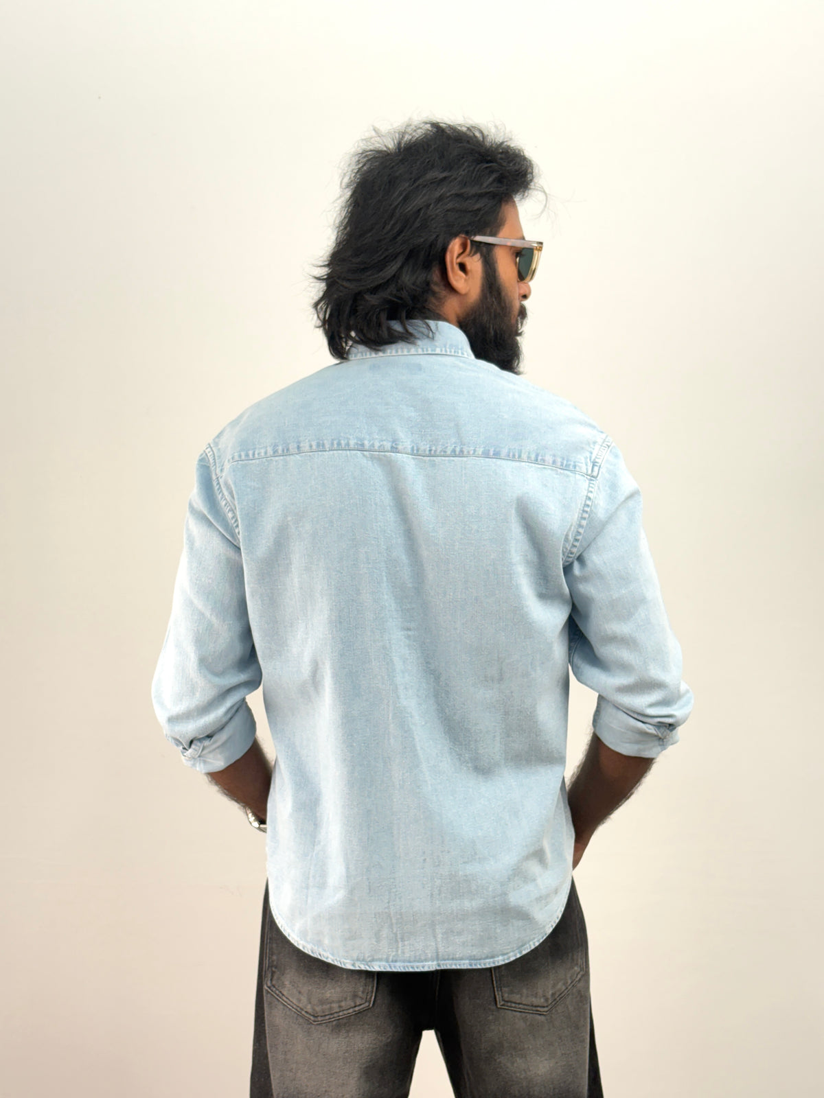 Ice Blue Denim Shirt 2